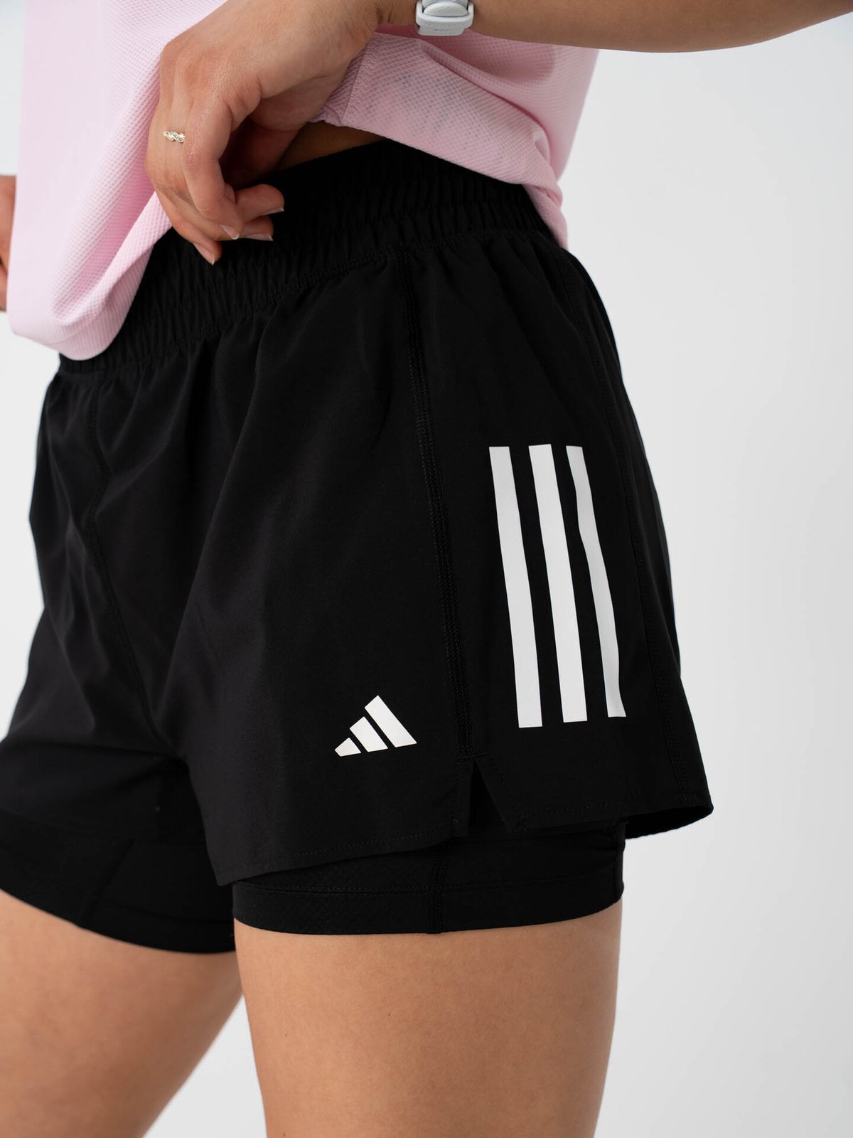 adidas Own The Run B 2in1 Shorts Black