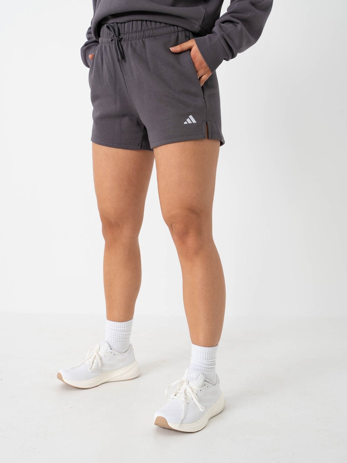 adidas Small Logo Feel Cozy Shorts Lilla