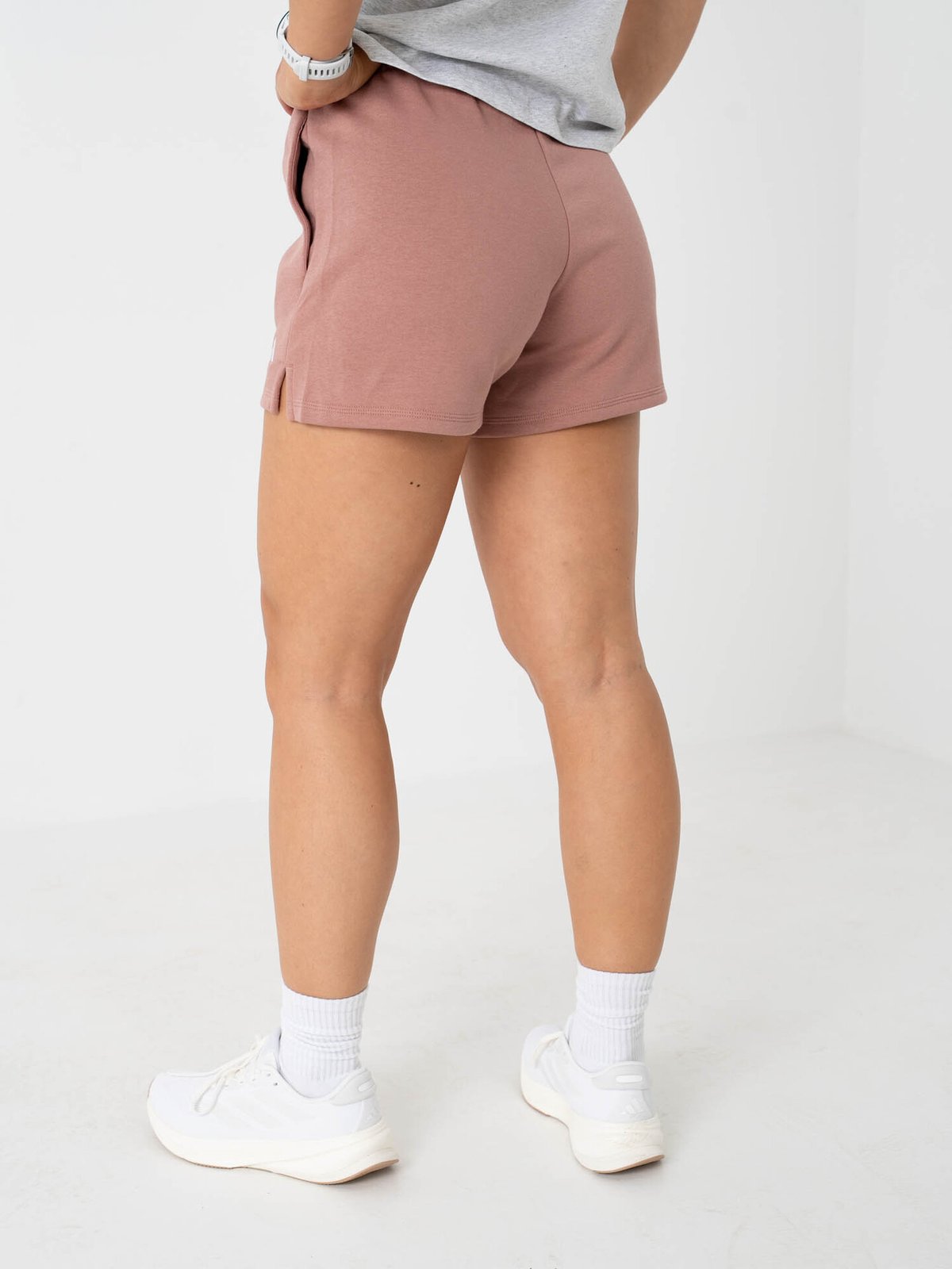 adidas Small Logo Feel Cozy Shorts Brun