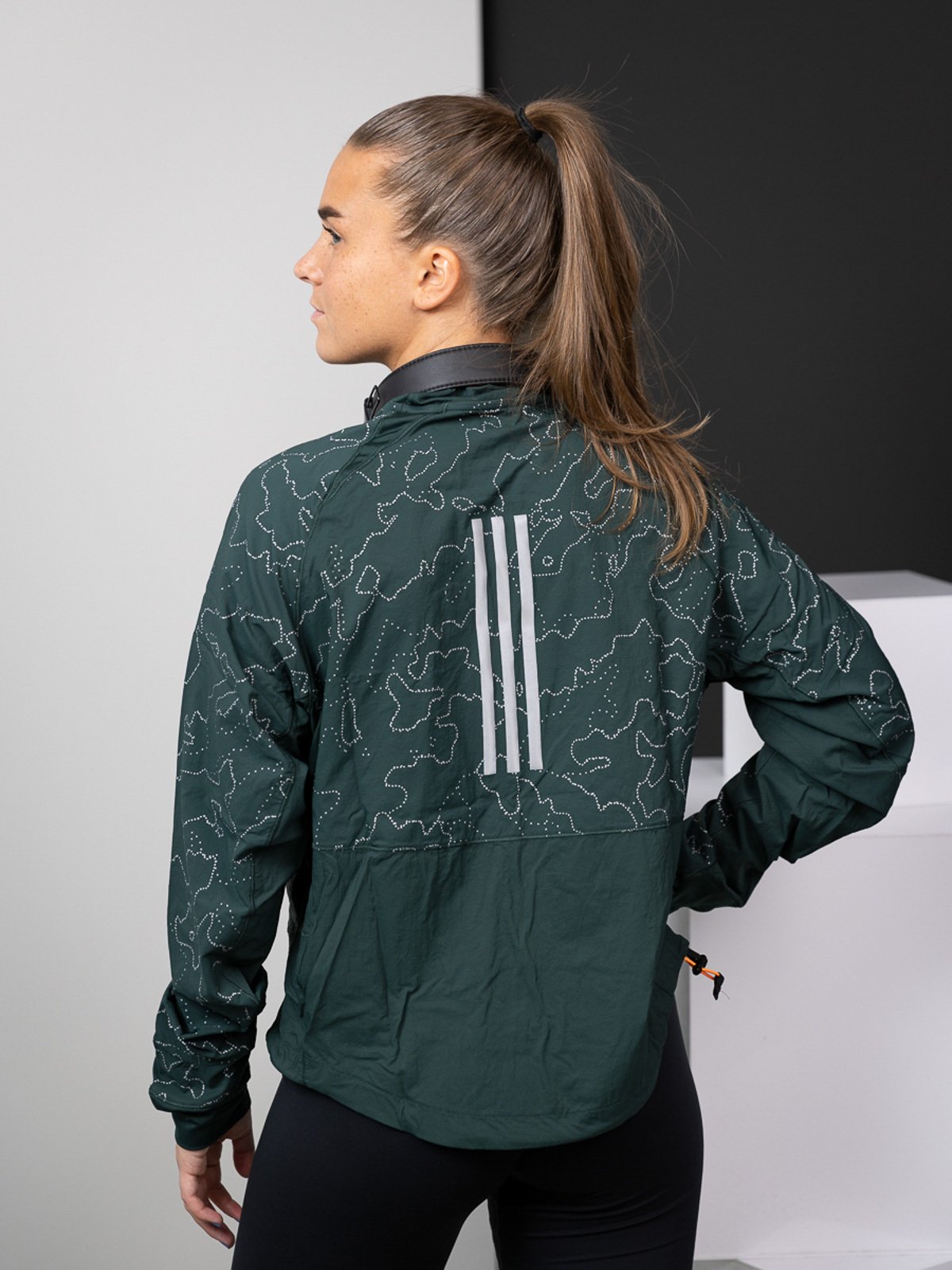 adidas X-City Cover Up Jacket Shadow Green