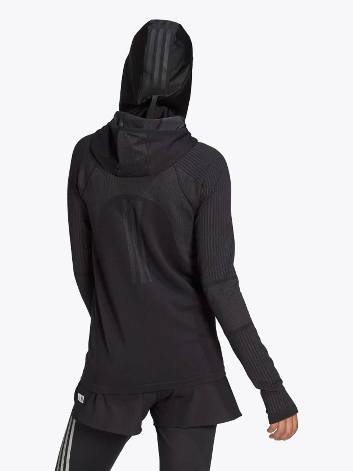 adidas X-City Knit Long Sleeve Black / Carbon / Beam Orange