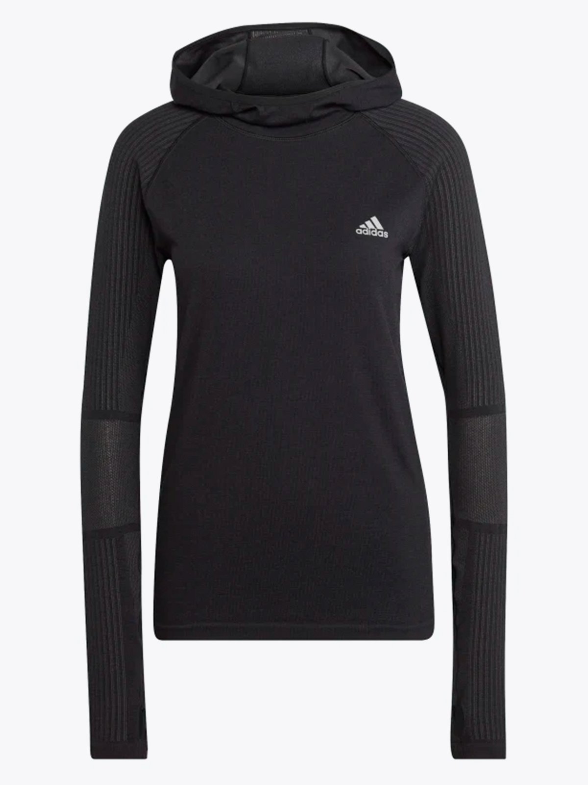adidas X-City Knit Long Sleeve Black / Carbon / Beam Orange