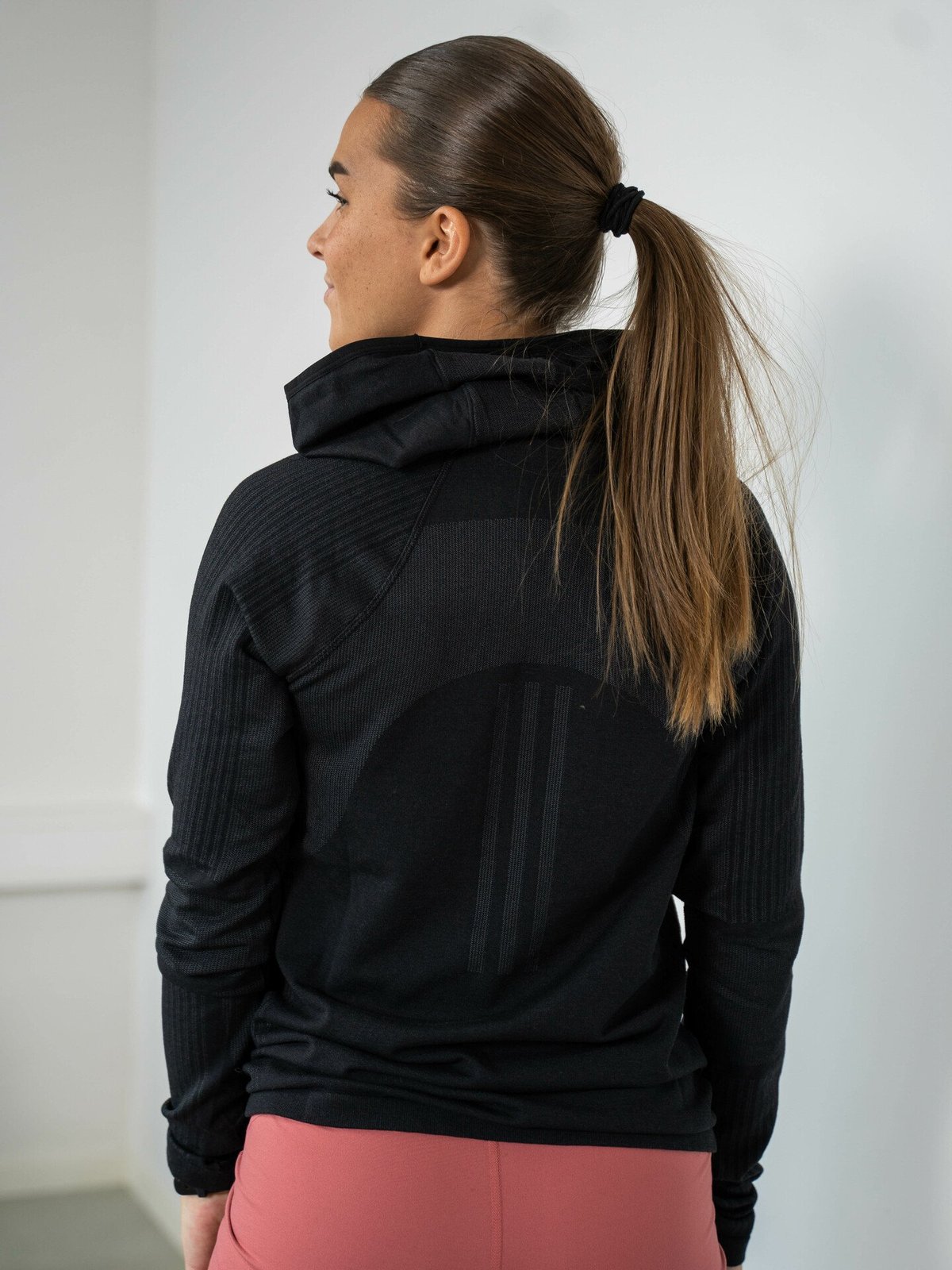 adidas X-City Knit Long Sleeve Black / Carbon / Beam Orange