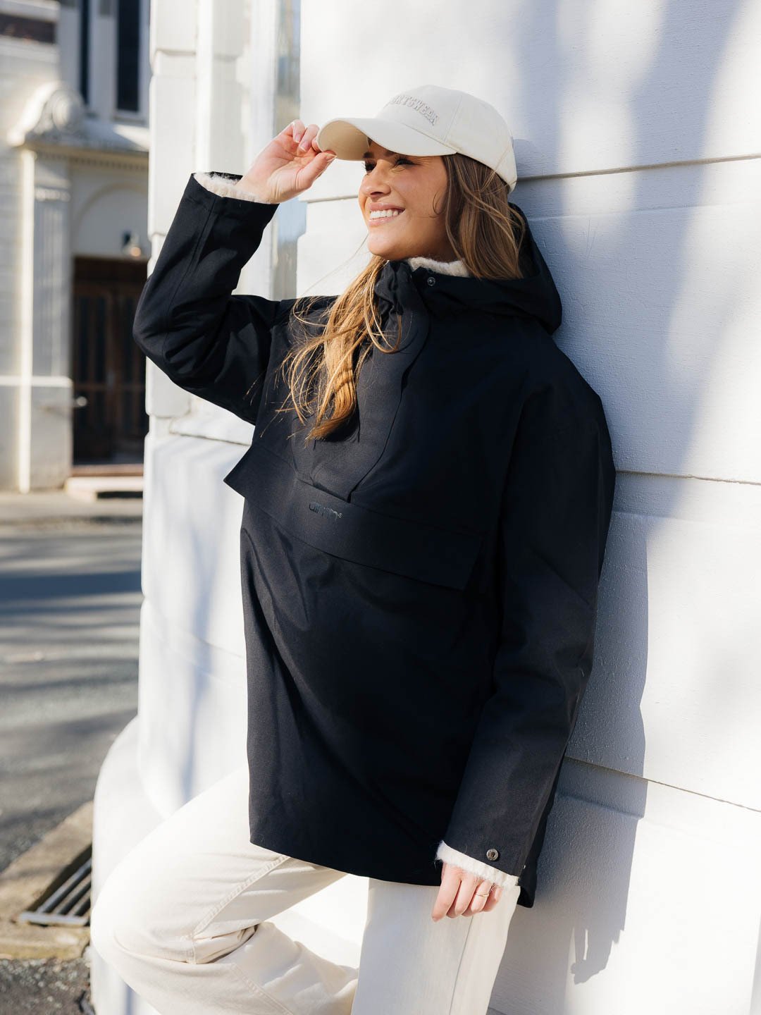 Aim'n Oversized Anorak Black