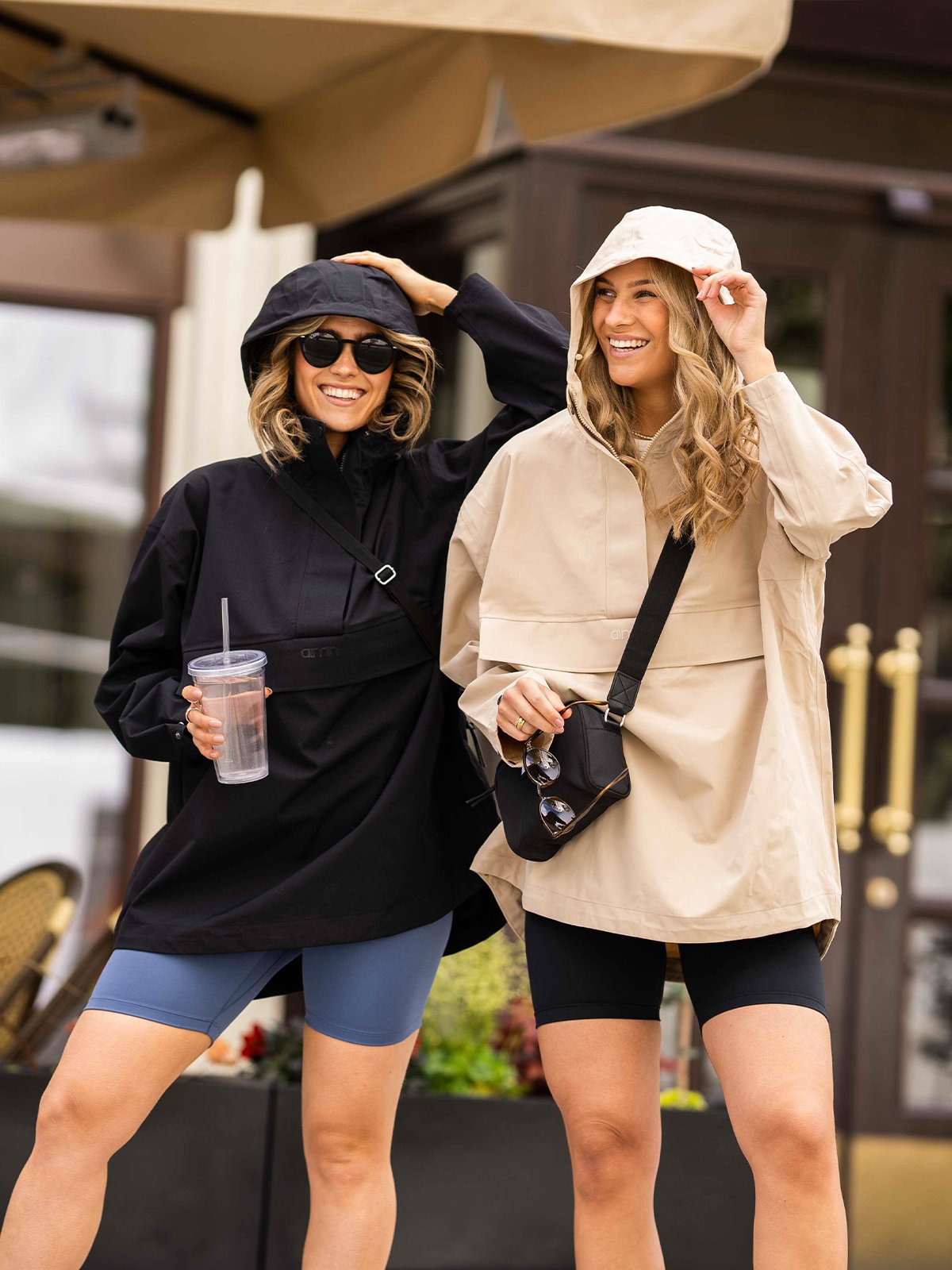 Aim'n Oversized Anorak Beige