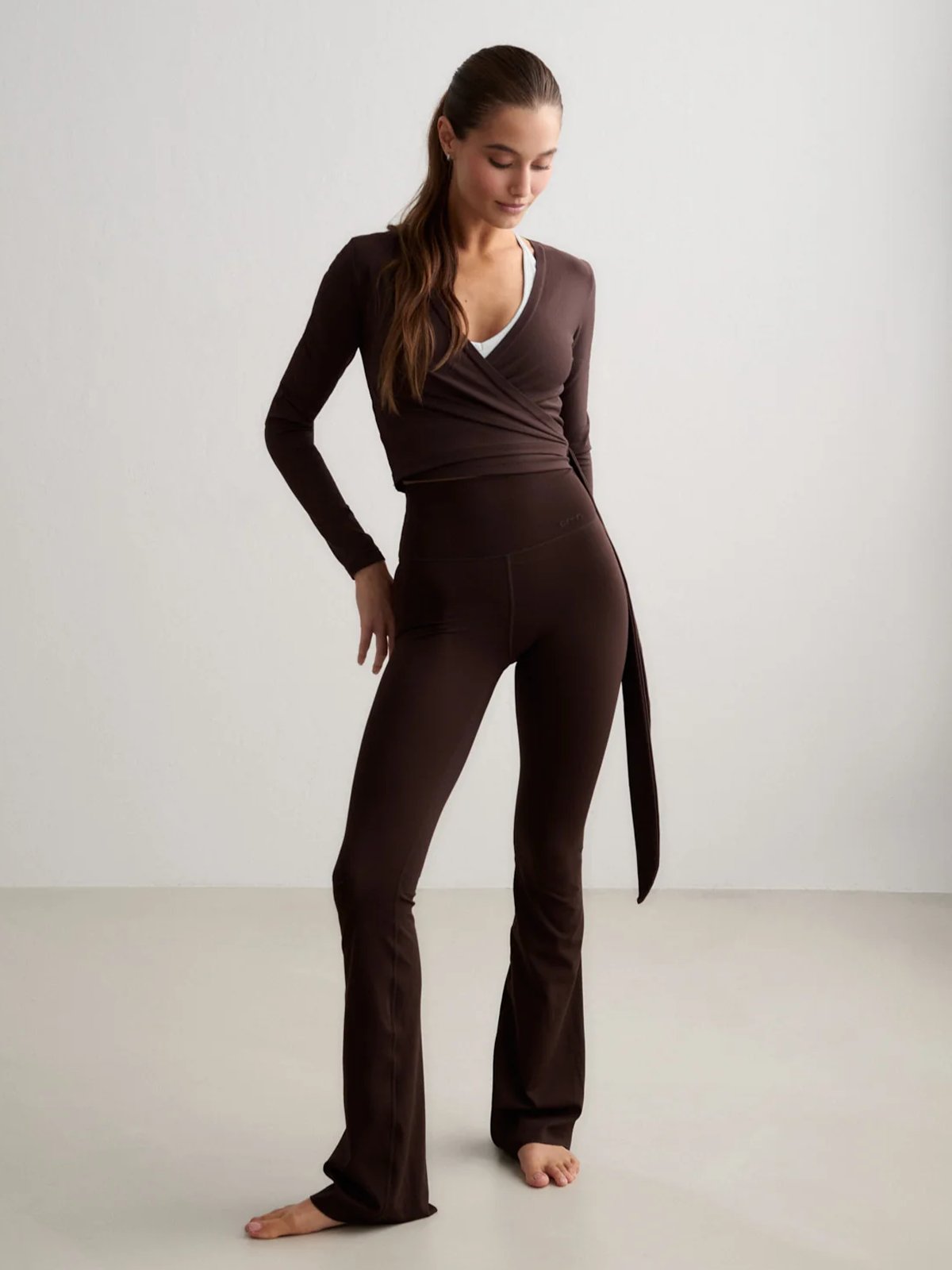 Aim'n Sense Flare Petite Tights Chocolate