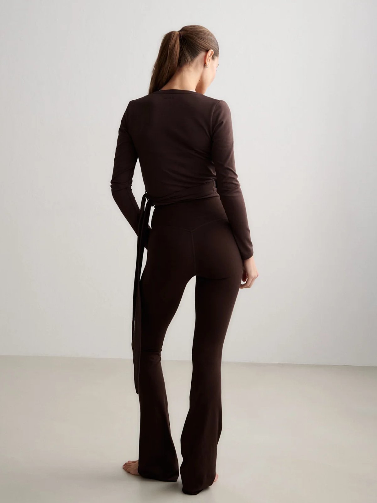 Aim'n Sense Flare Petite Tights Chocolate