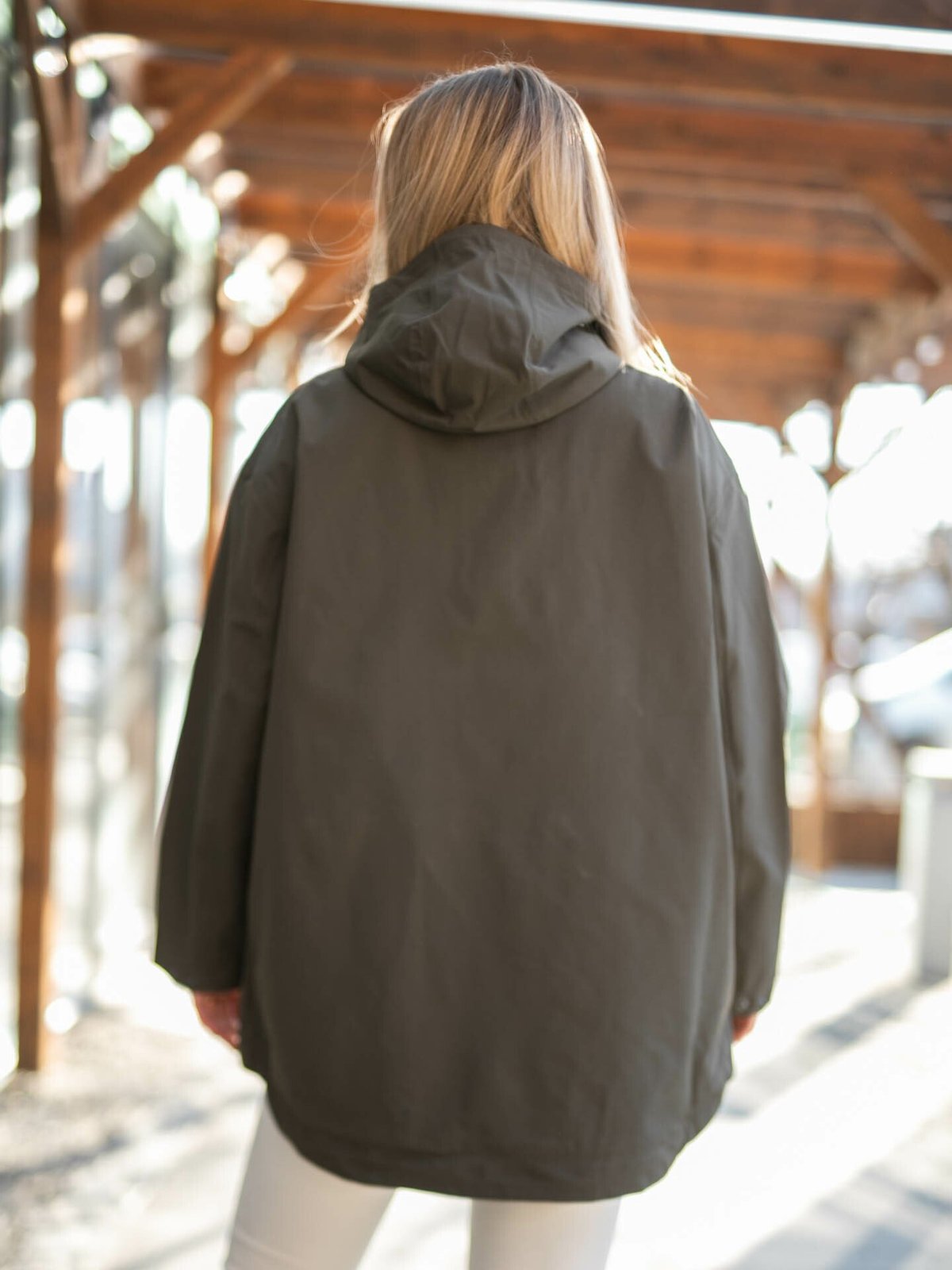 Aim'n Oversized Anorak Khaki