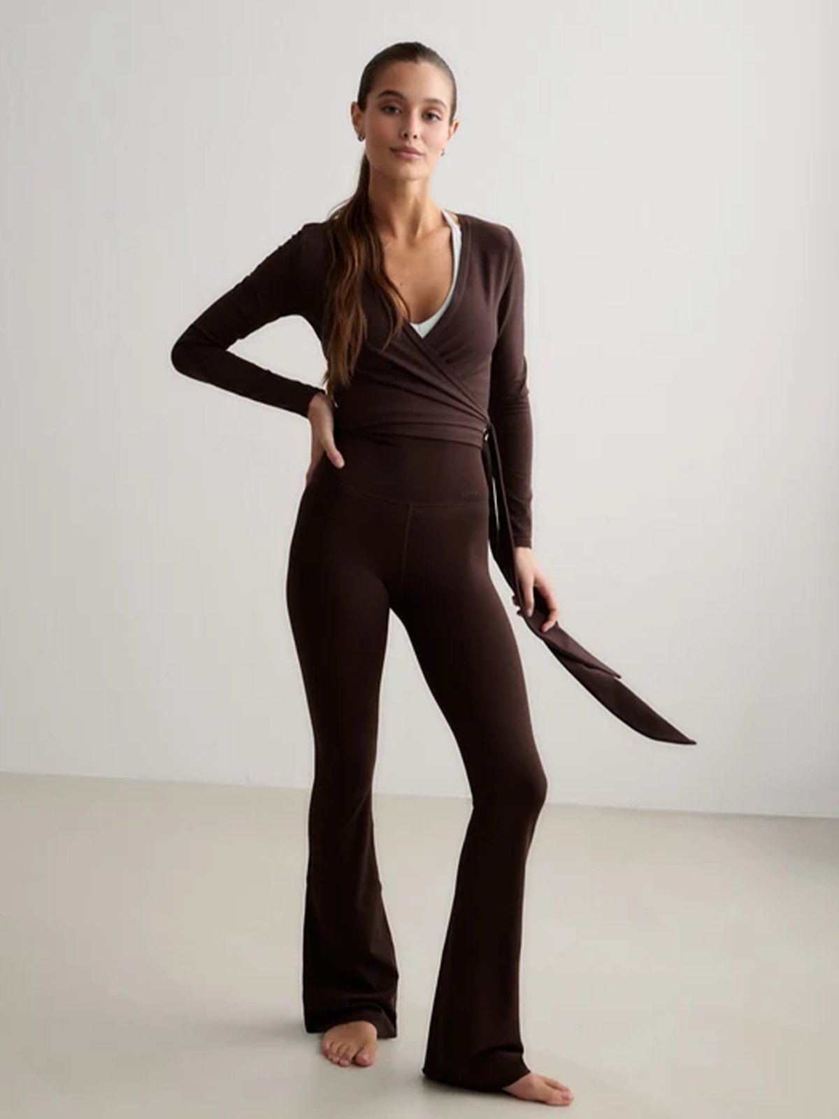 Aim'n Sense Flare Tights Chocolate