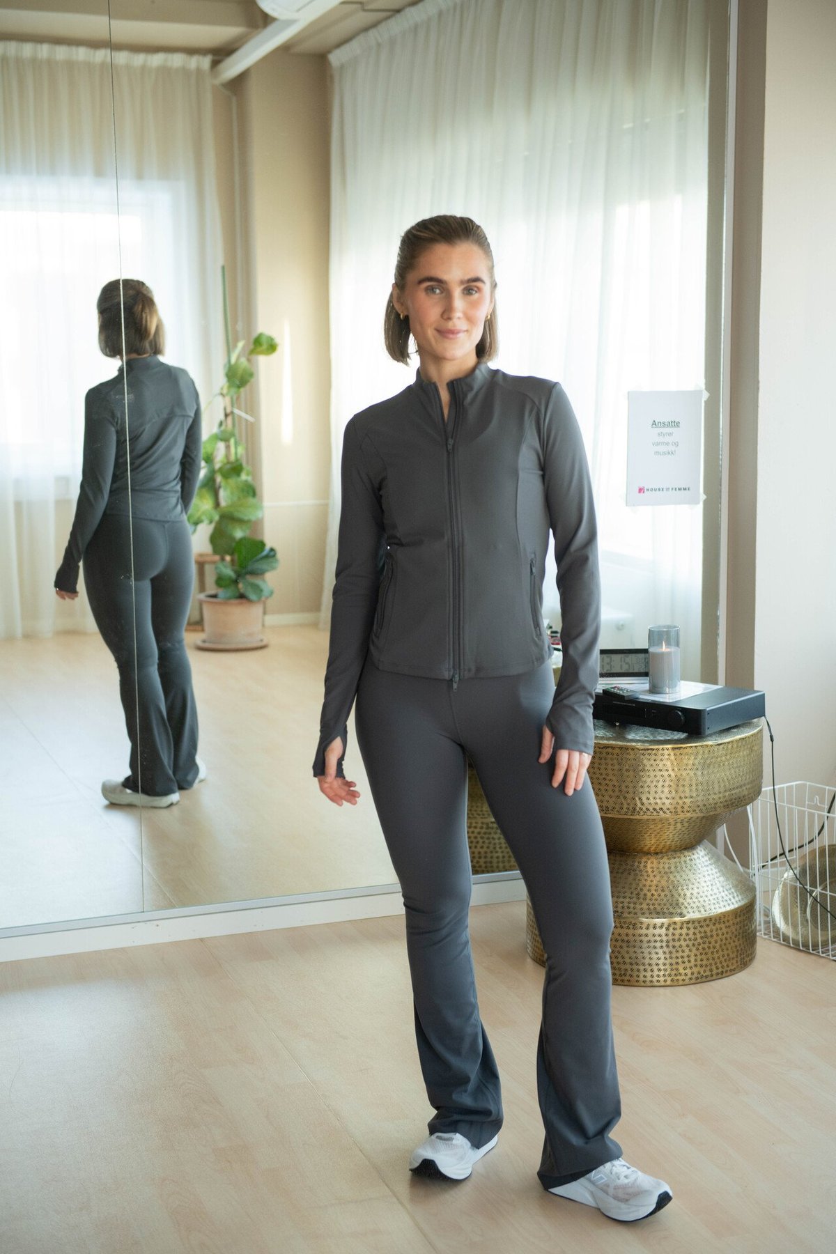 Aim'n Sense Flare Tights Shadow Grey