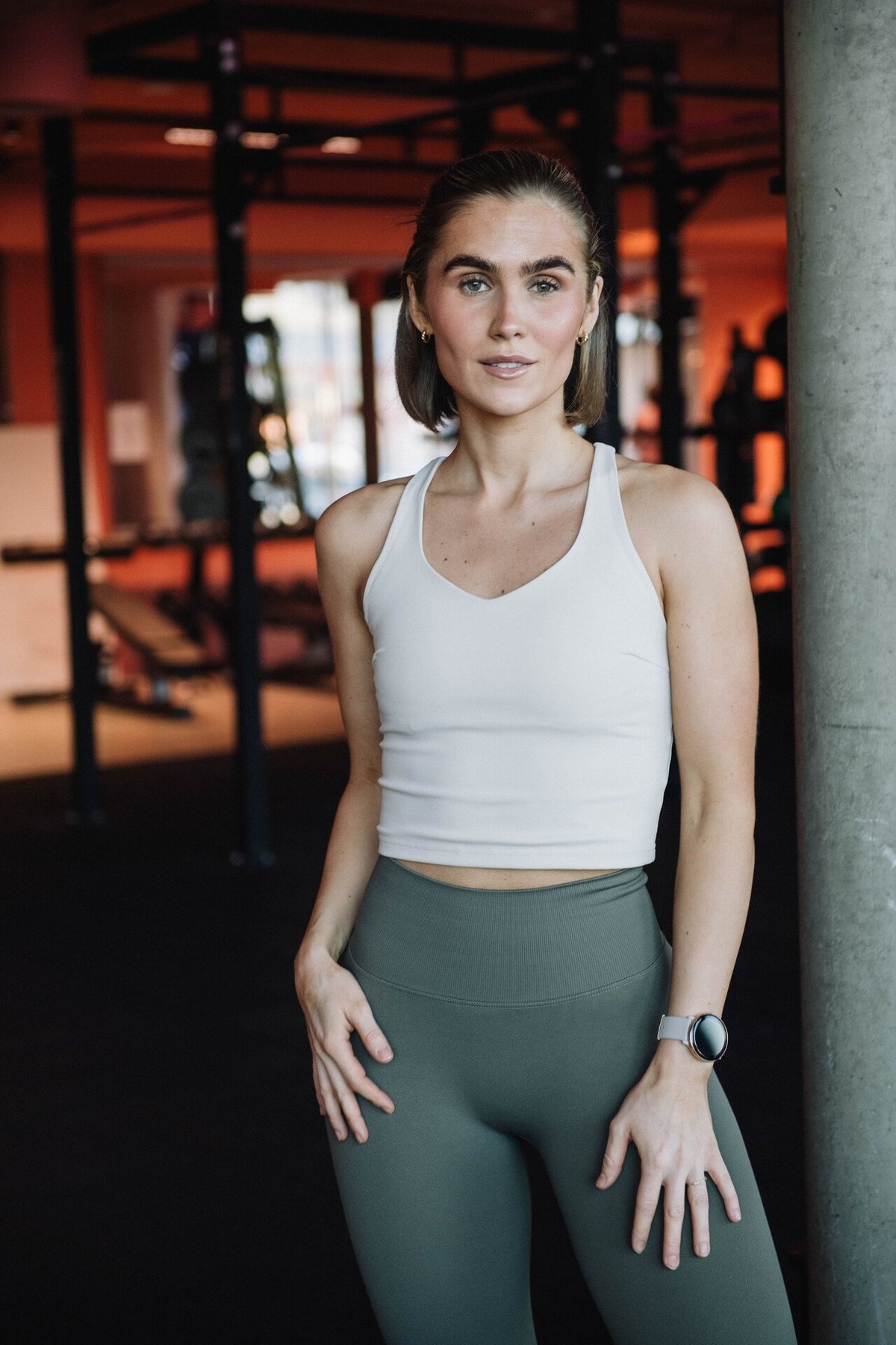 Aim'n Sculpting Strappy Bralette Clay