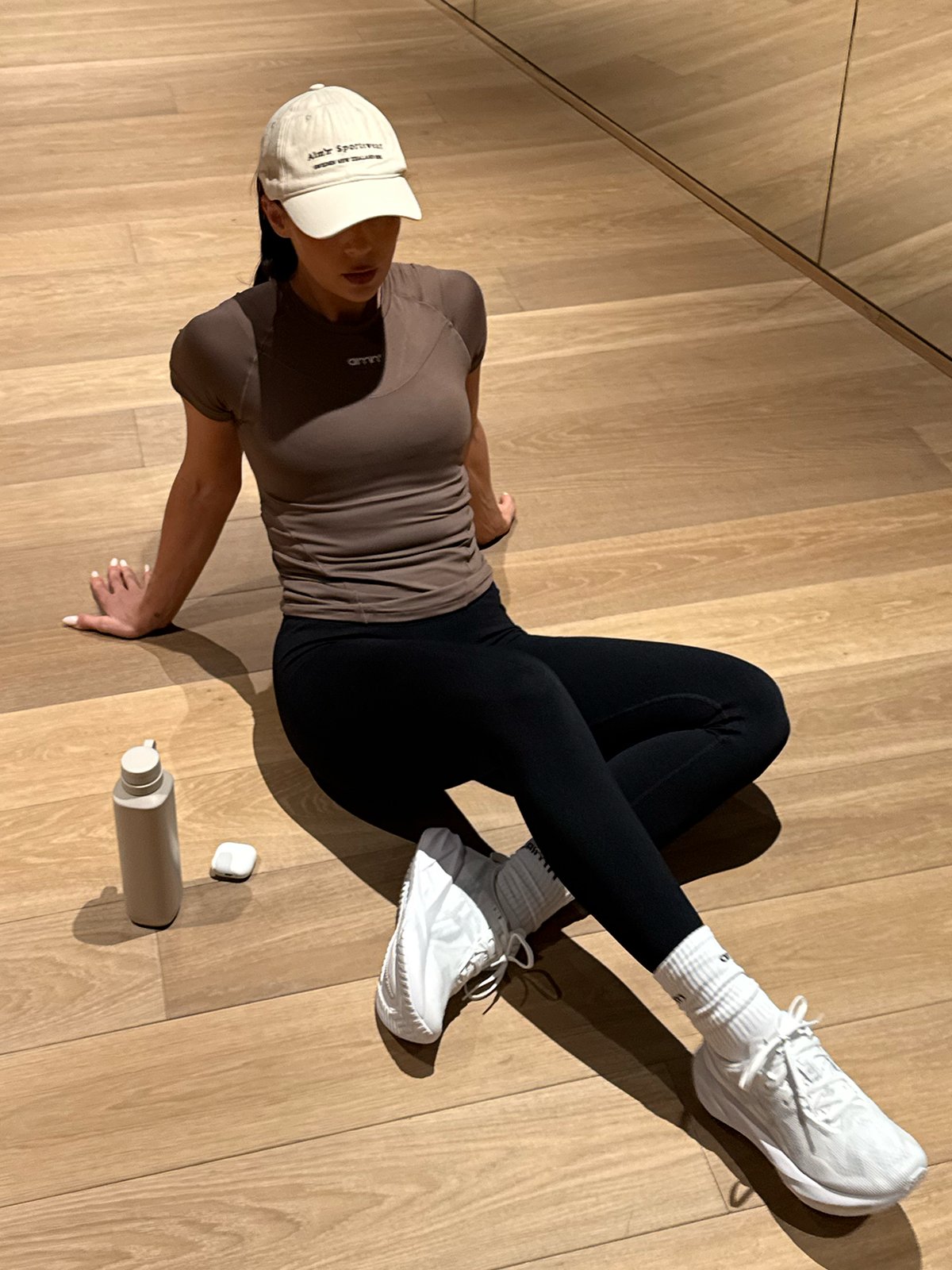 Aim'n Serif Cap Cafe Au Lait