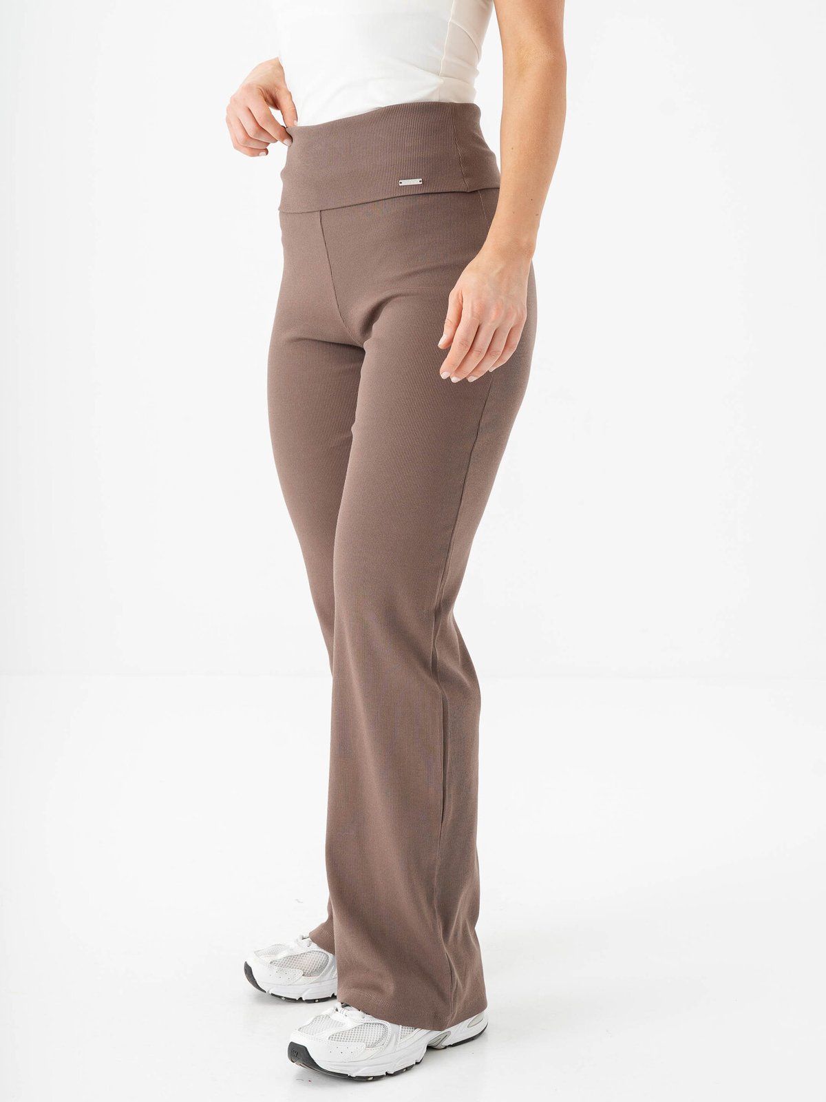 Aim'n Ease Ribbed Pants Macchiato