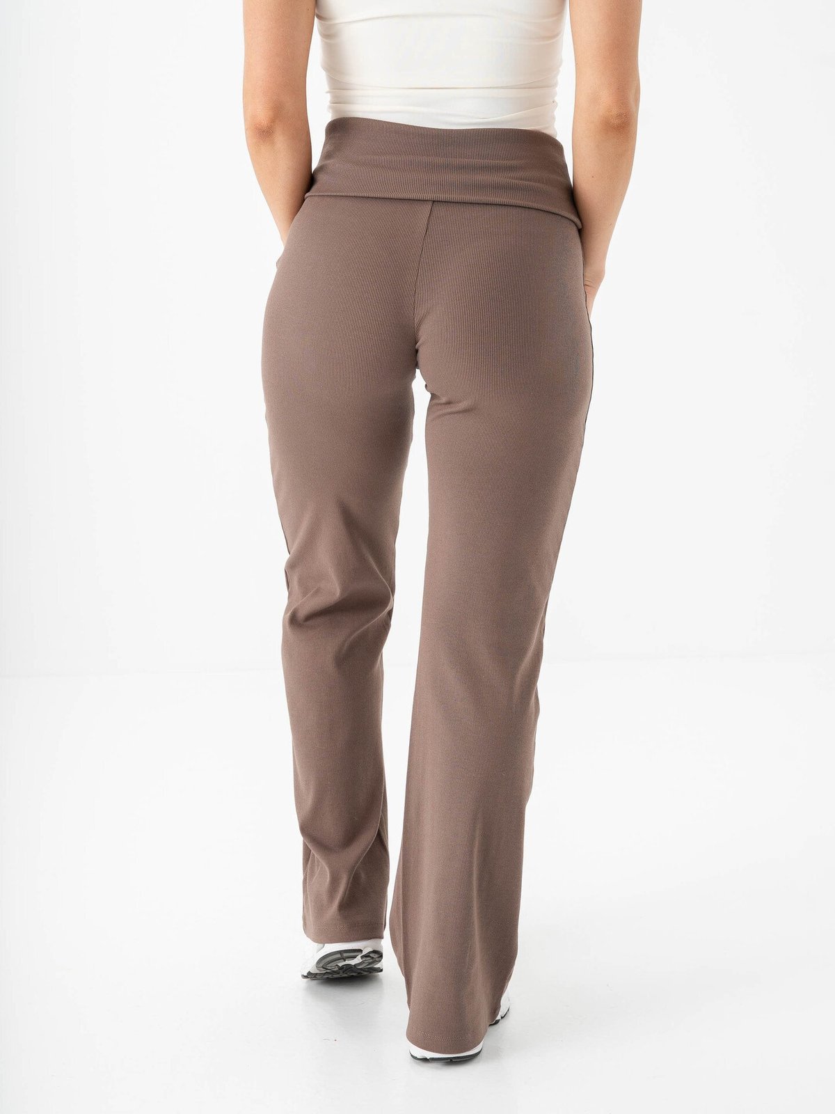 Aim'n Ease Ribbed Pants Macchiato