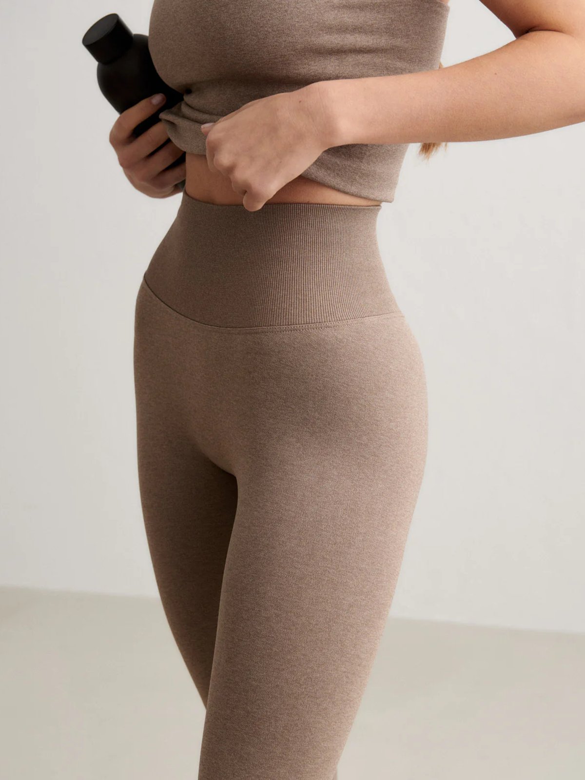 Aim'n Shape Seamless Tights Espresso Melange