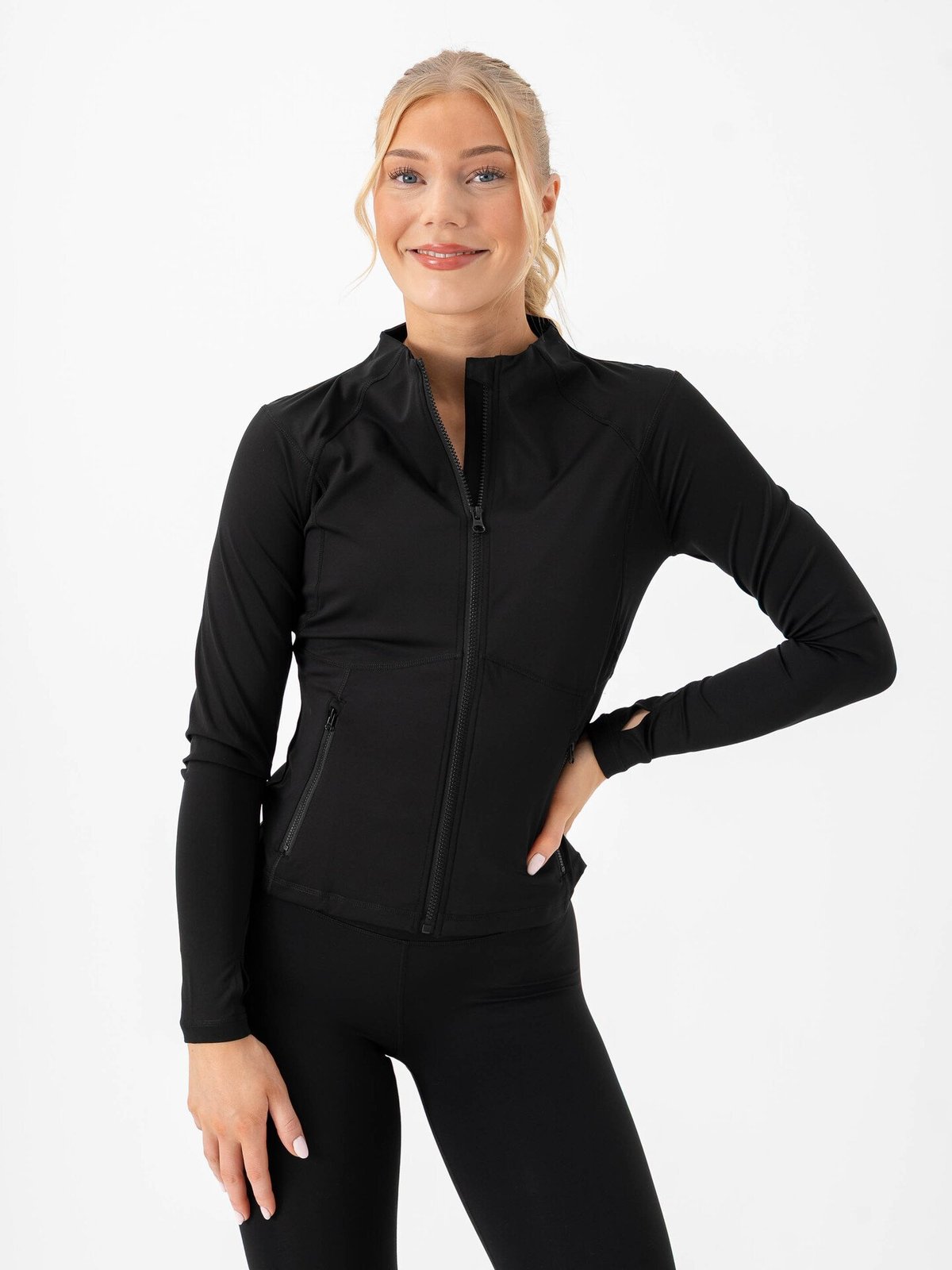 Aim'n Sculpting Zip Jacket Black