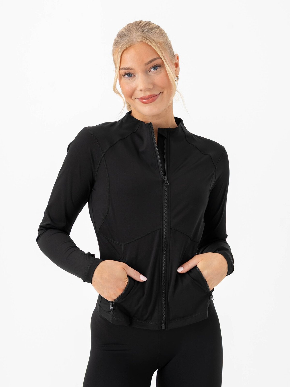 Aim'n Sculpting Zip Jacket Black