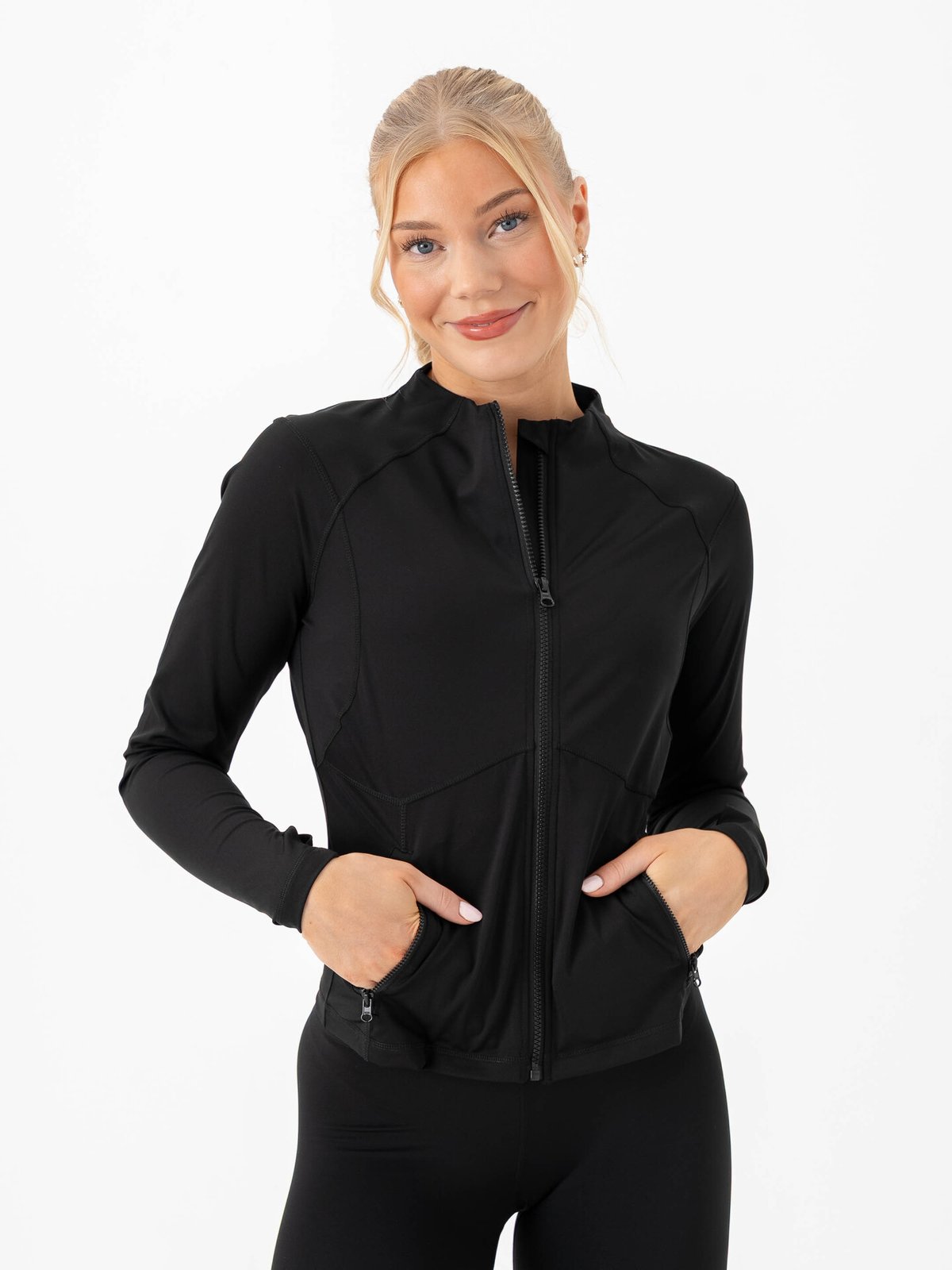 Aim'n Sculpting Zip Jacket Black