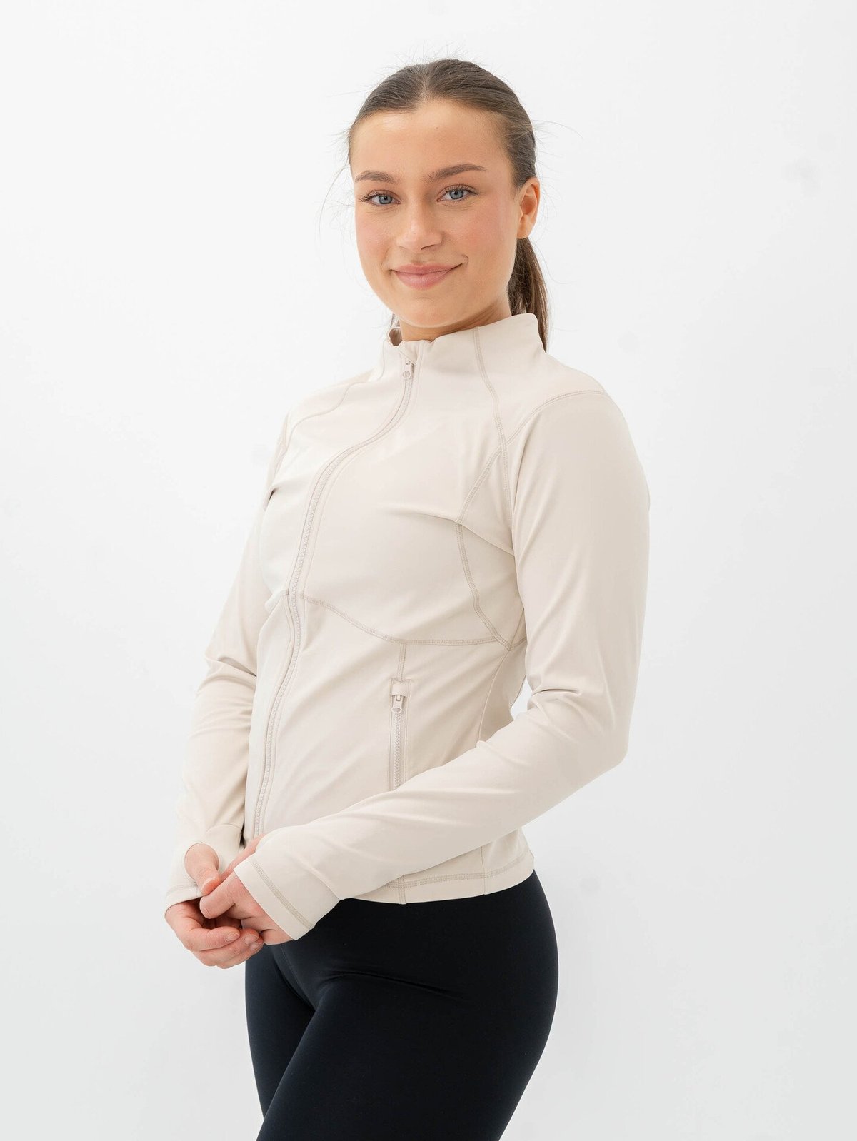 Aim'n Sculpting Zip Jacket Clay