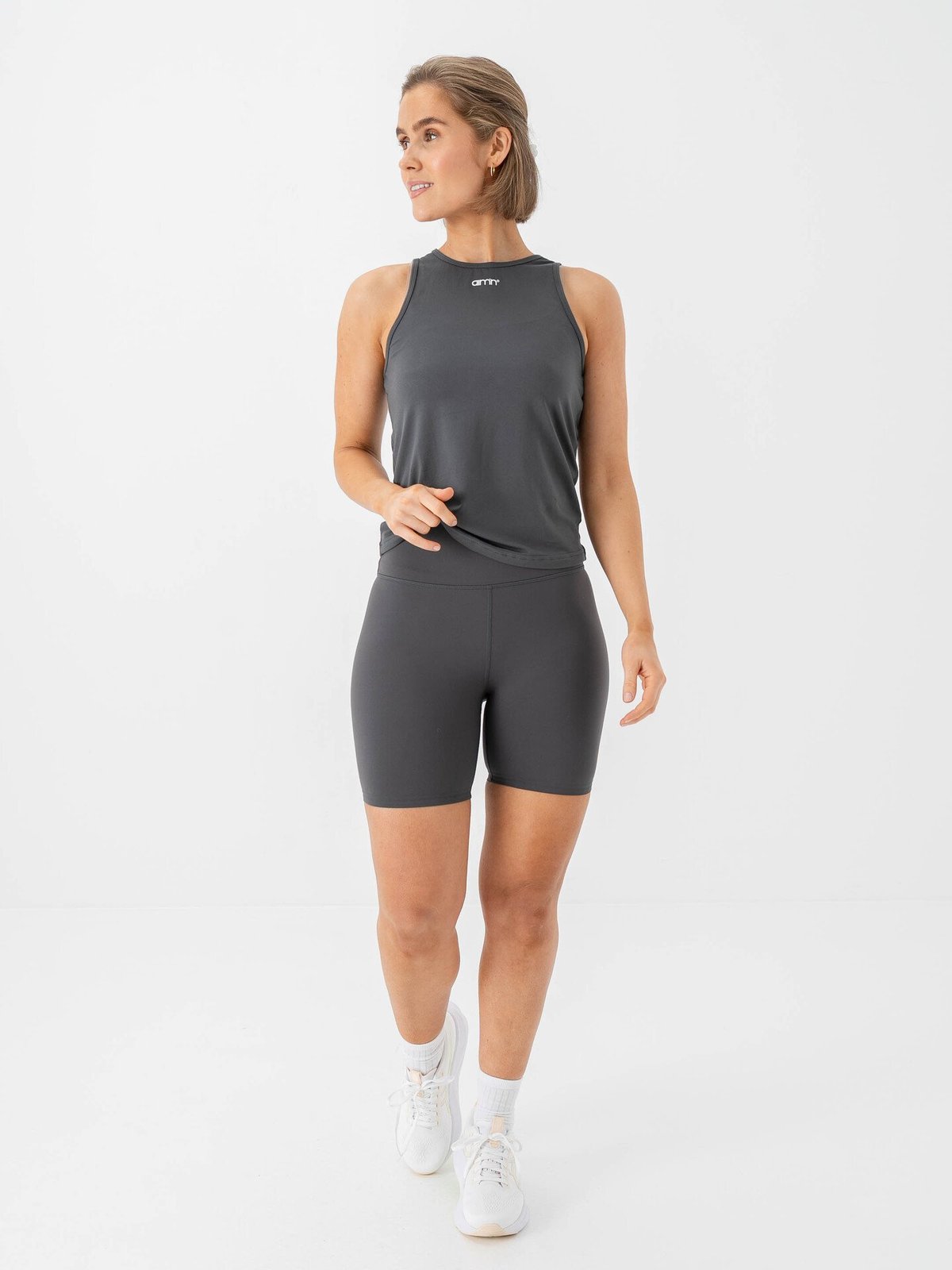 Aim'n Sense Midi Biker Shorts Shadow Grey