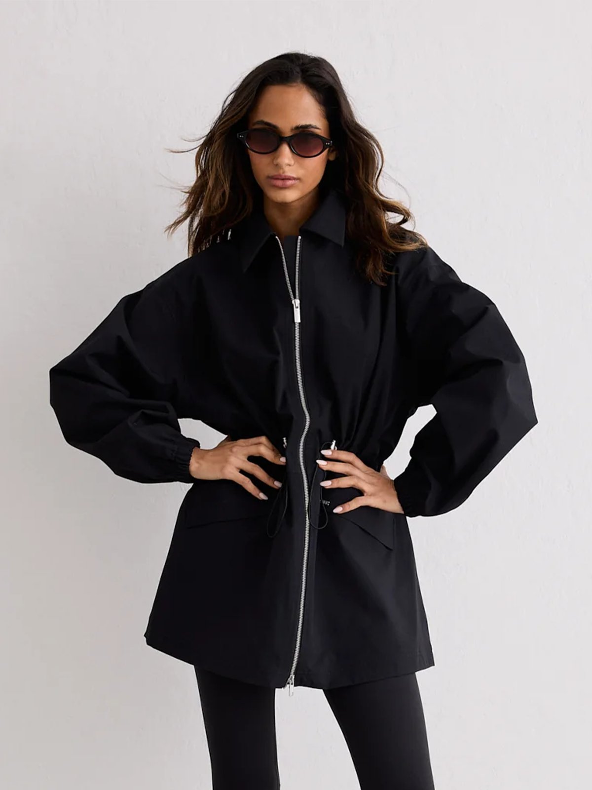 Aim'n Waterproof Zip jacket Black