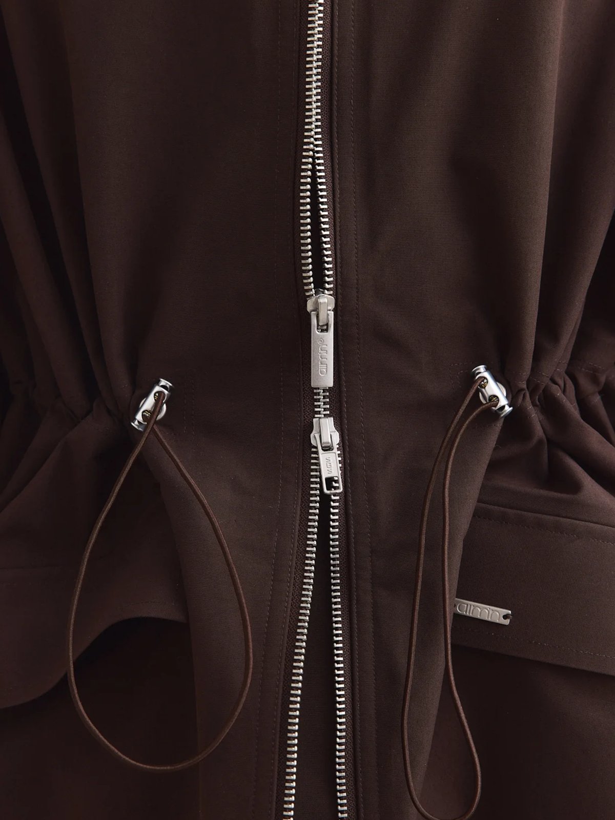 Aim'n Waterproof Zip jacket Chocolate