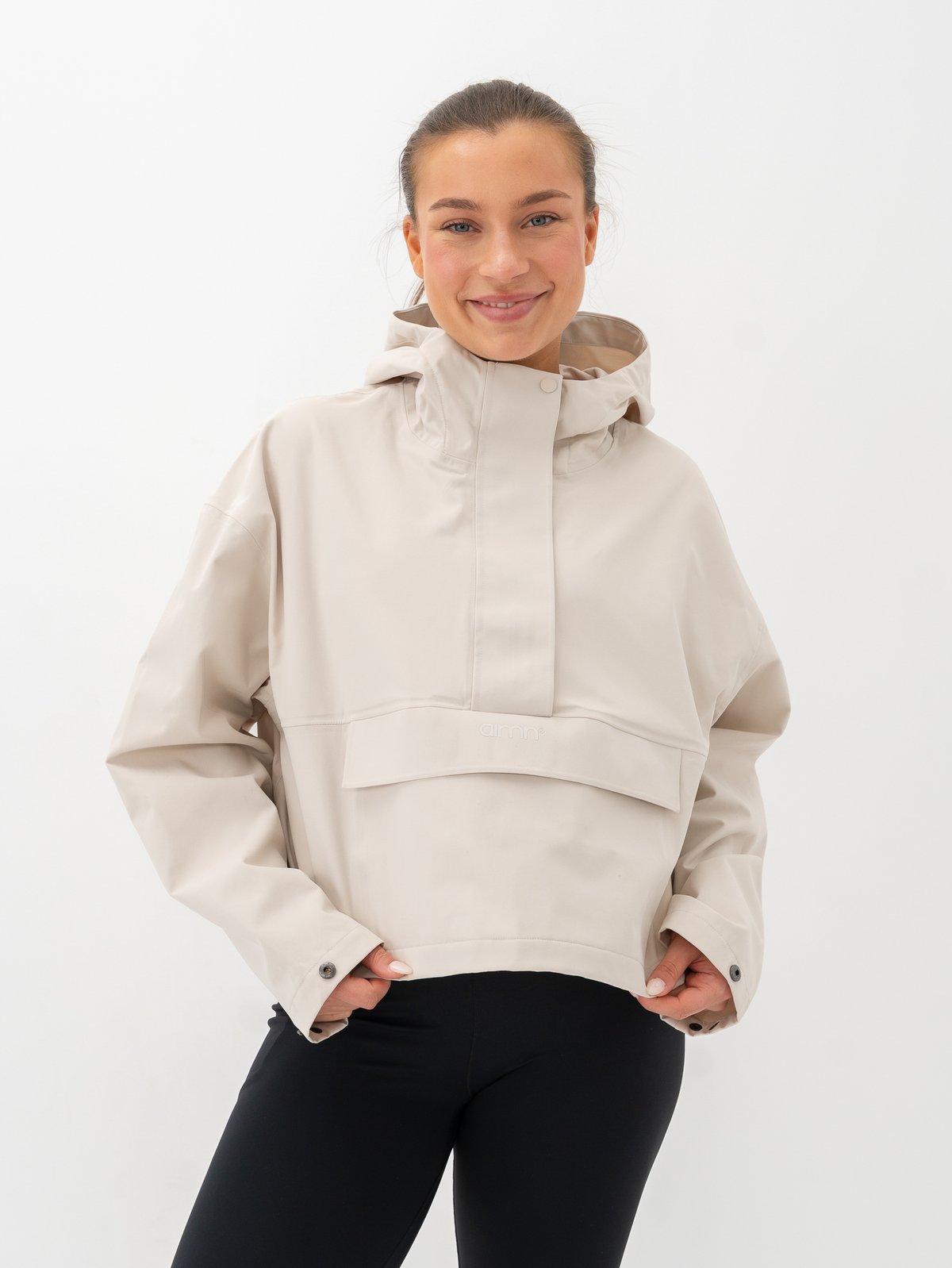 Aim'n Cropped Waterproof Anorak Clay