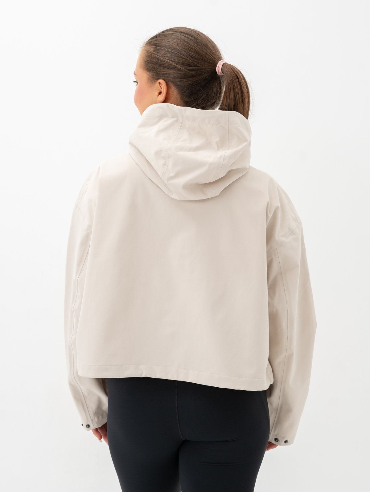 Aim'n Cropped Waterproof Anorak Clay