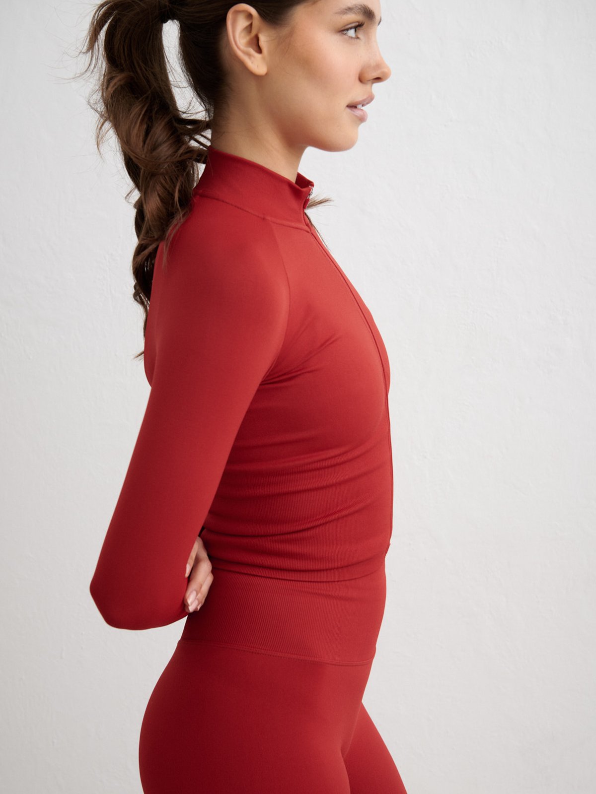 Aim'n Shape Seamless Zip Jacket Cayenne