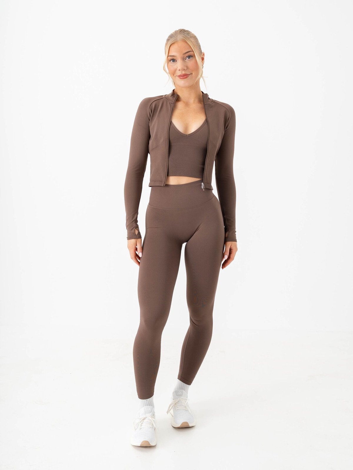 Aim'n Shape Seamless Zip Jacket Macchiato