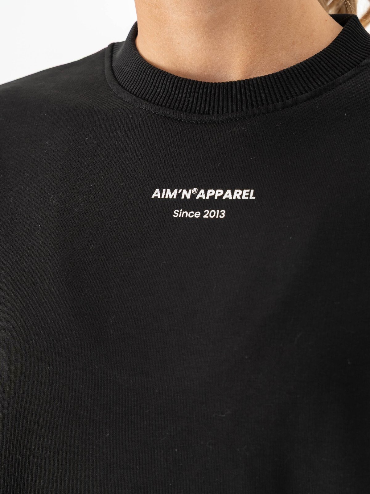 Aim'n Apparel Terry Sweatshirt Black