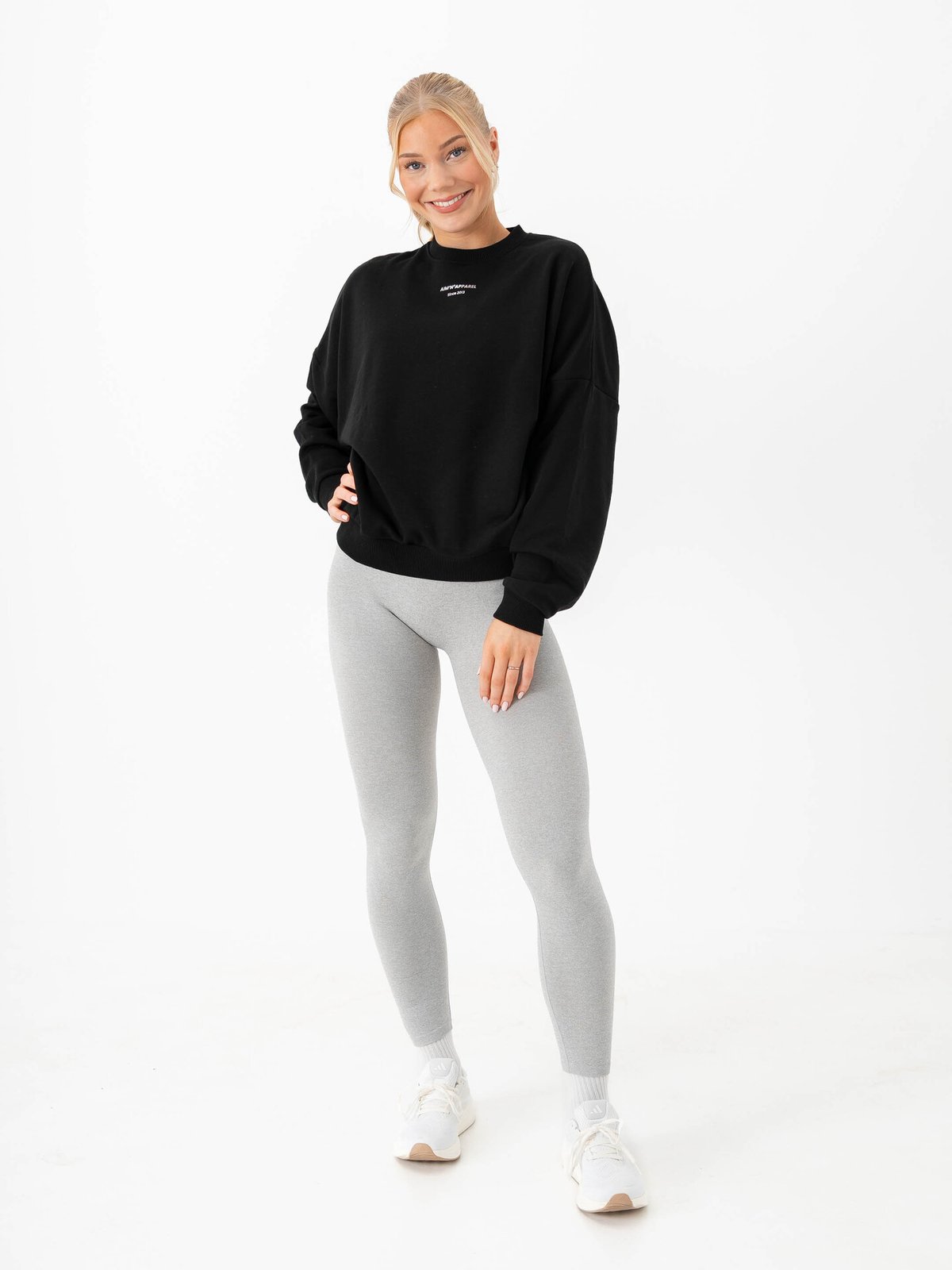 Aim'n Apparel Terry Sweatshirt Black