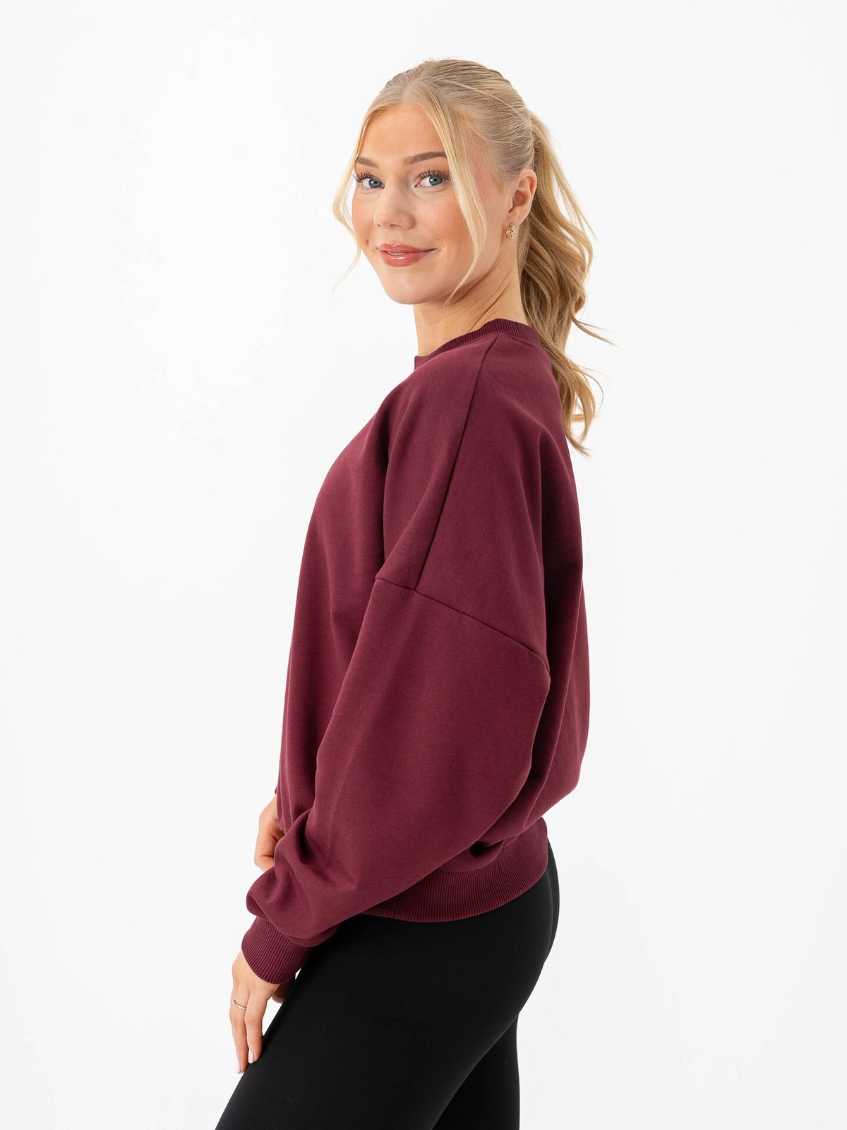 Aim'n Apparel Terry Sweatshirt Cherry