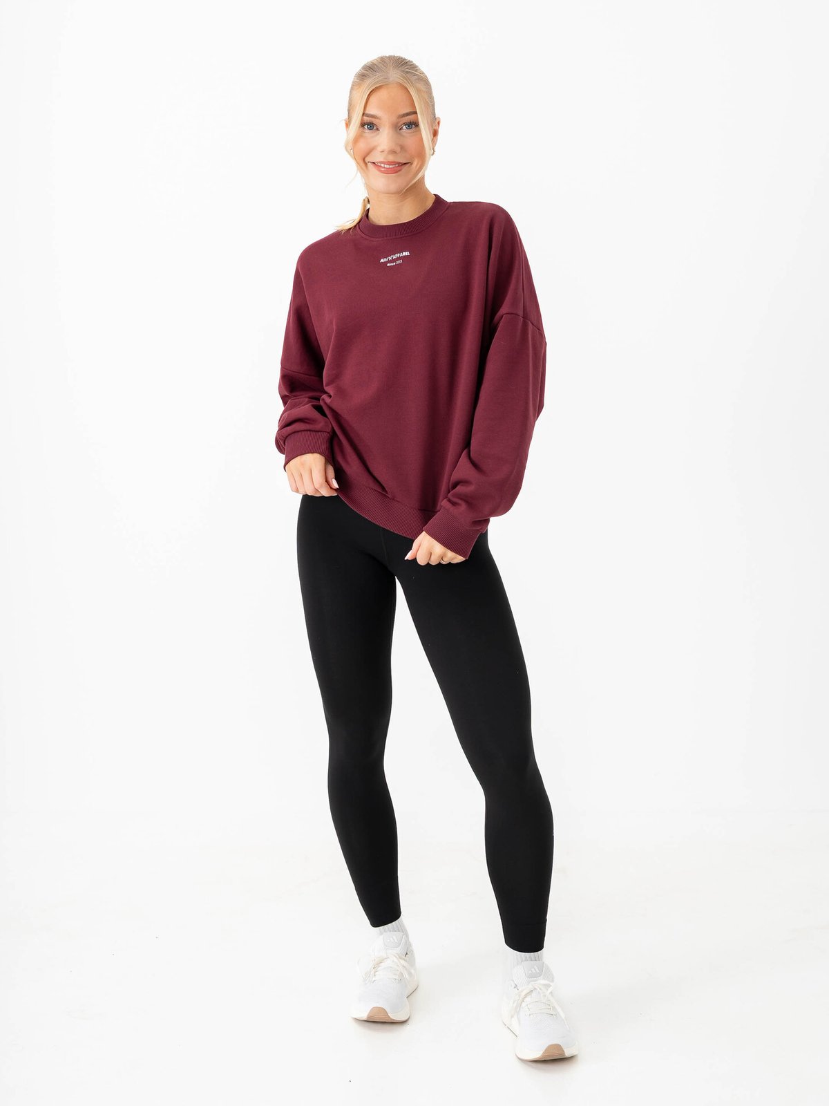 Aim'n Apparel Terry Sweatshirt Cherry