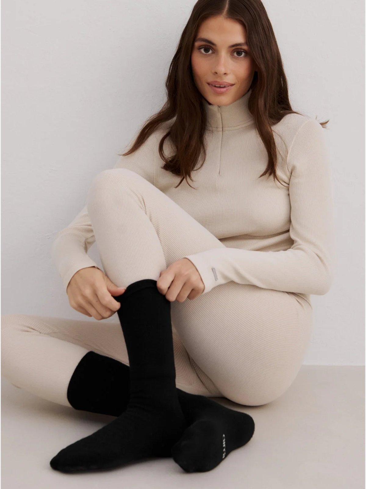 Aim'n Ski Socks Black