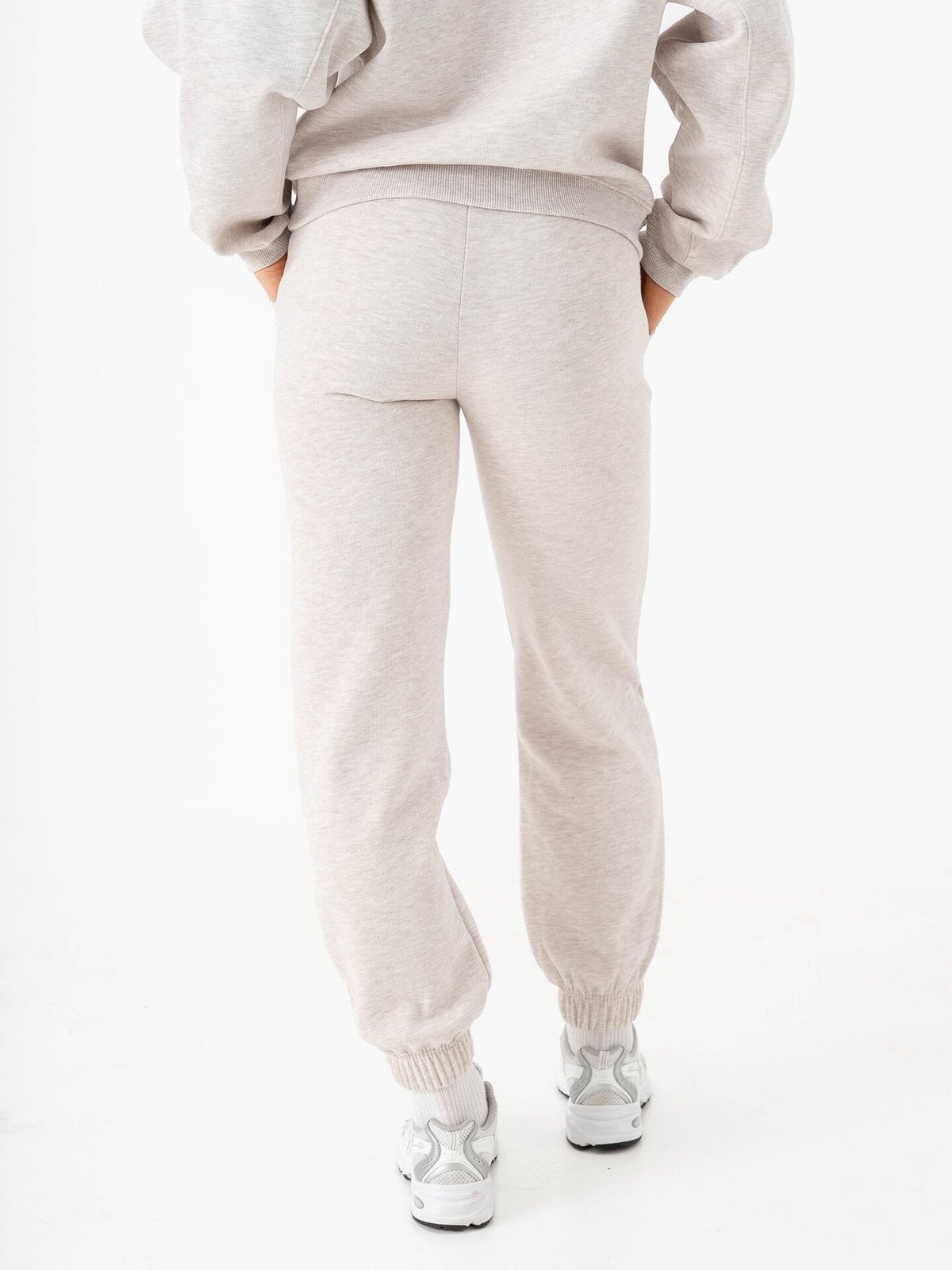 Aim'n Classic Sweat Pants Beige Melange