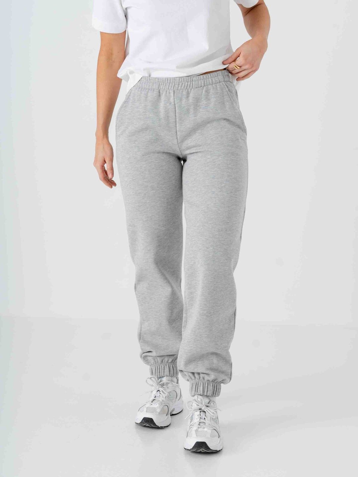 Aim'n Classic Sweat Pants Grey Melange