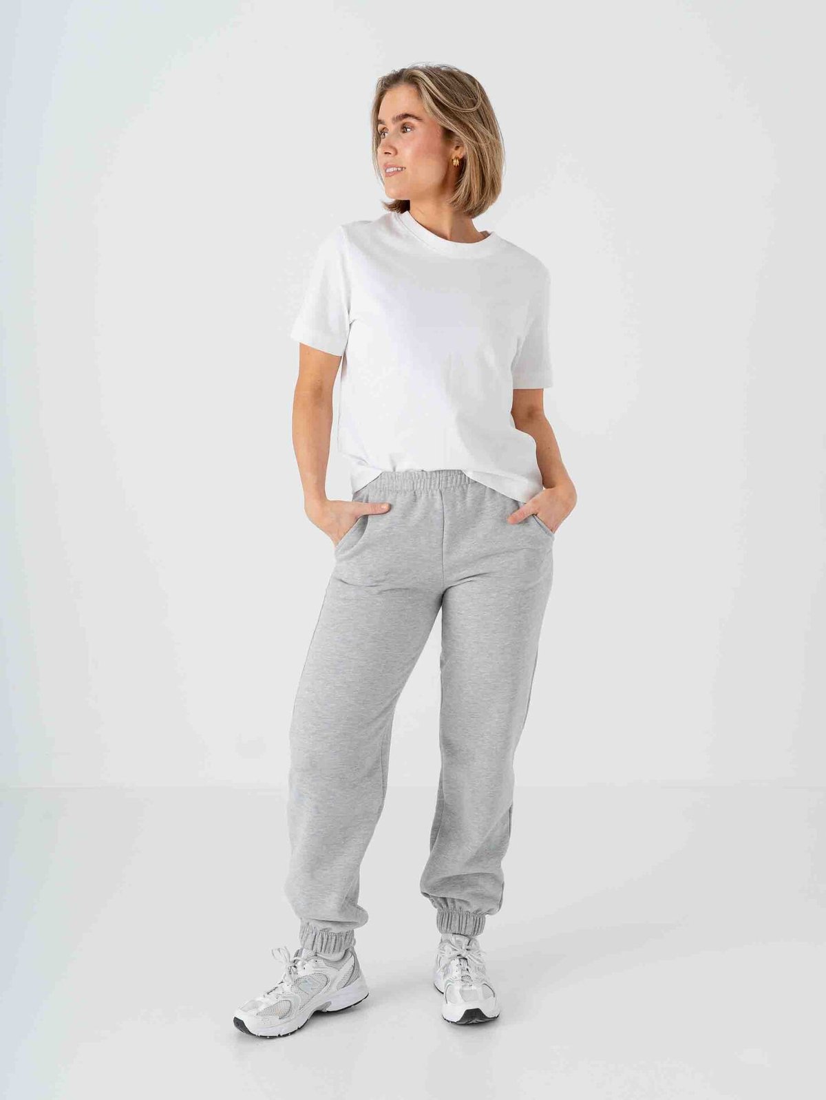 Aim'n Classic Sweat Pants Grey Melange