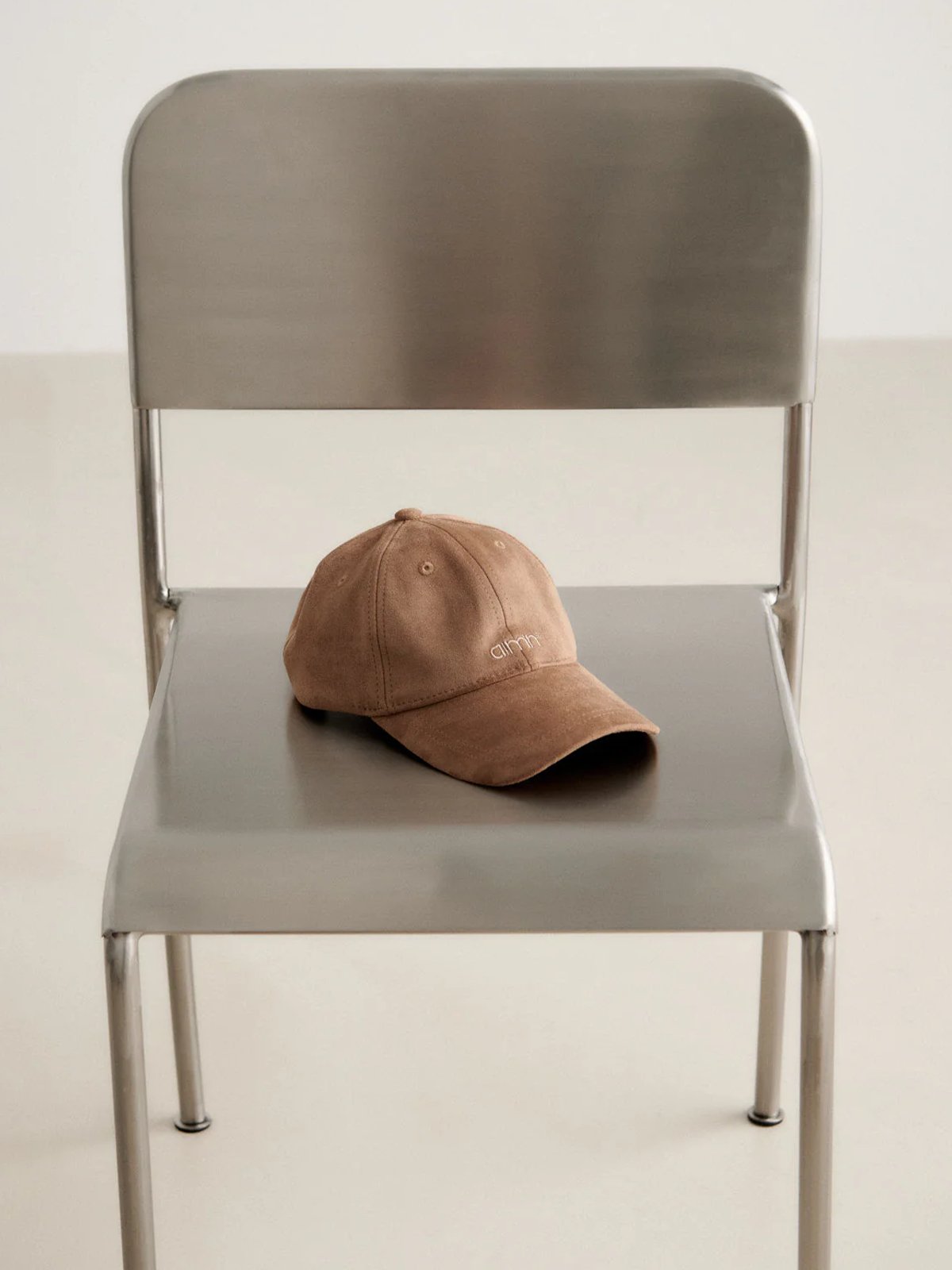 Aim'n Small Logo Suede Cap Espresso