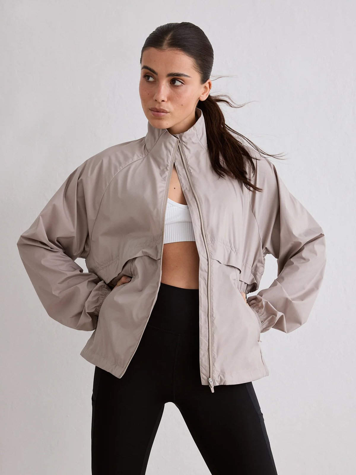 Aim'n Running Jacket Dark Clay