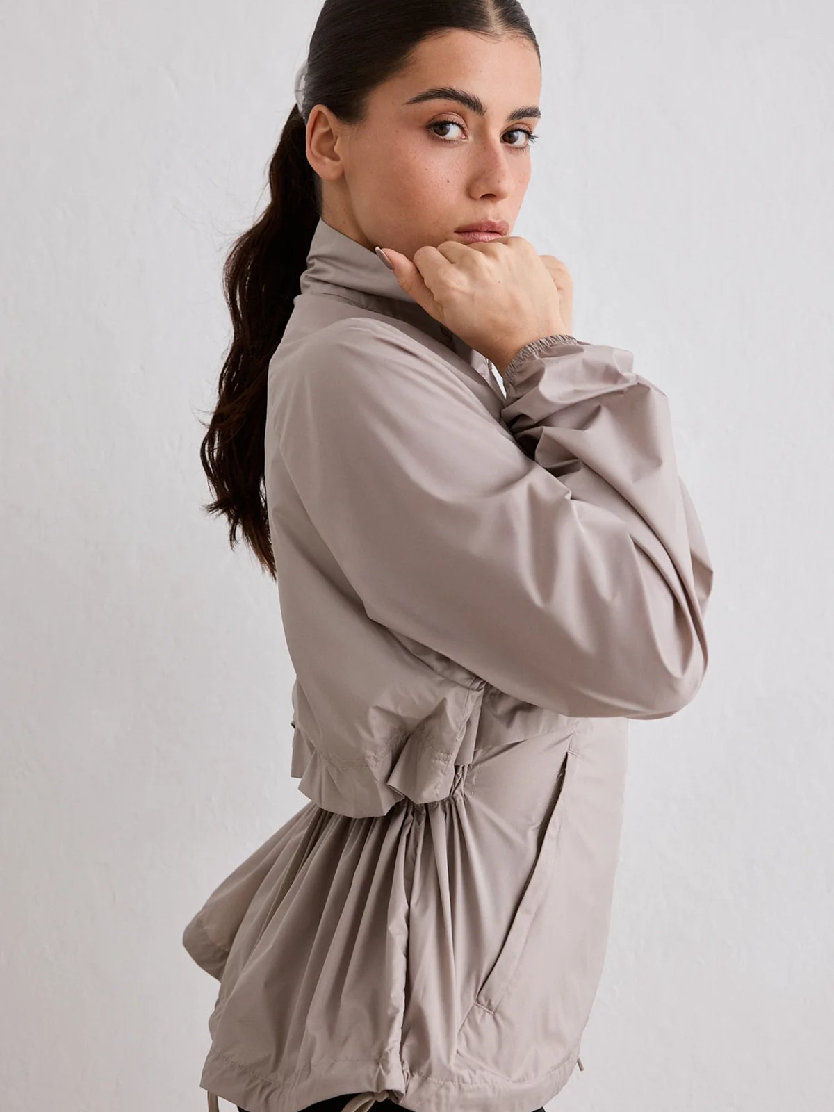 Aim'n Running Jacket Dark Clay