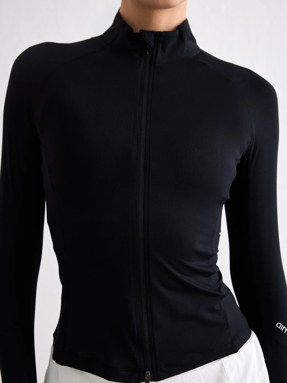 Aim'n Running Zip Long Sleeve Black