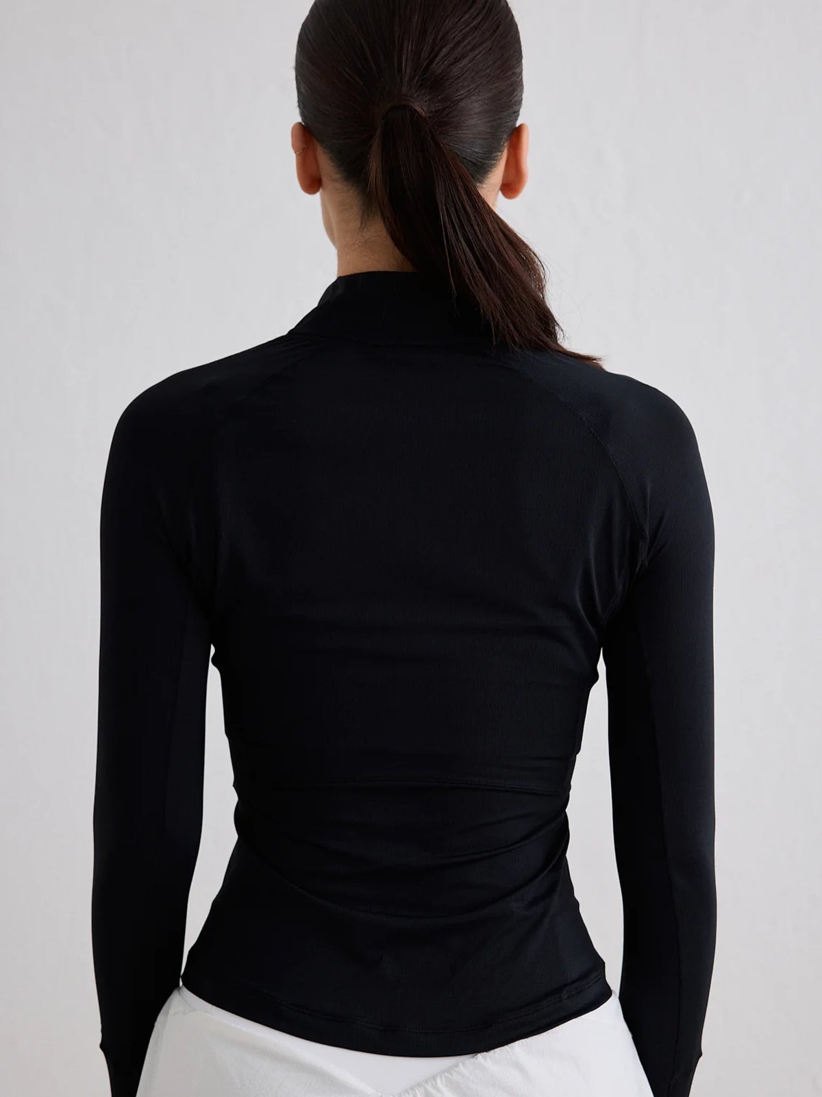 Aim'n Running Zip Long Sleeve Black
