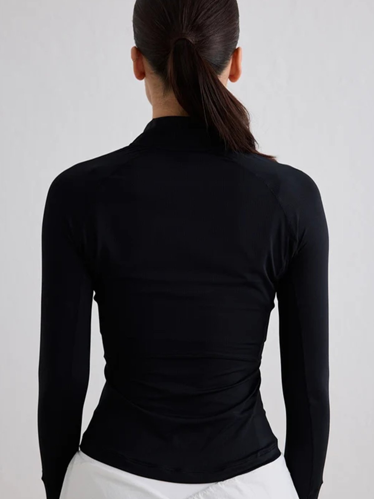 Aim'n Running Zip Long Sleeve Black