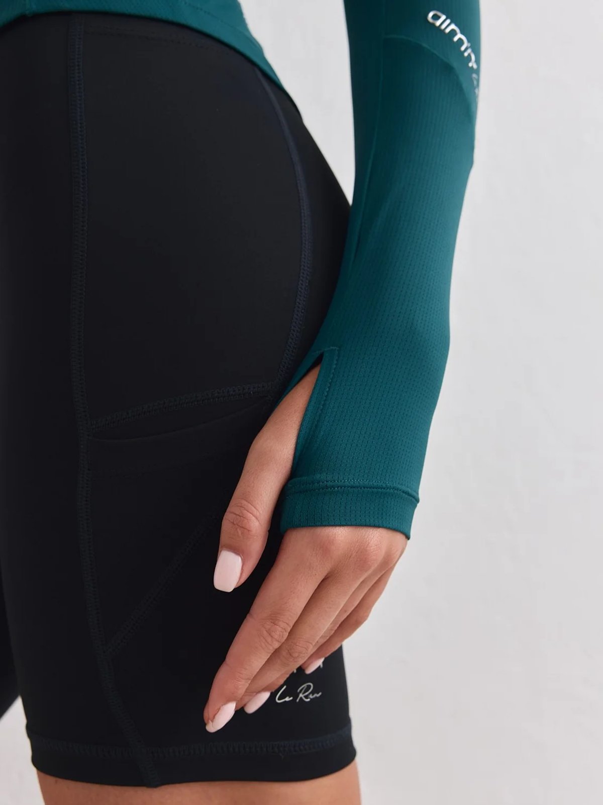 Aim'n Running Zip Long Sleeve Lagoon