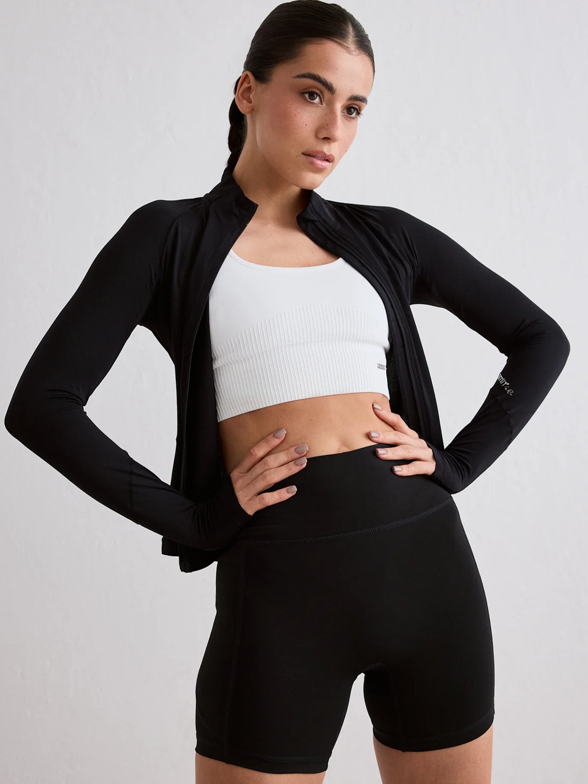 Aim'n Running Midi Biker Shorts Black