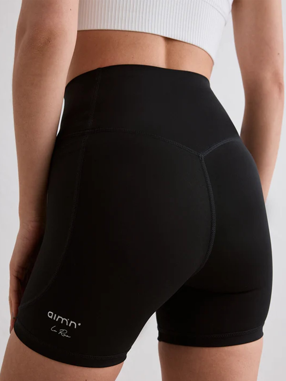 Aim'n Running Midi Biker Shorts Black