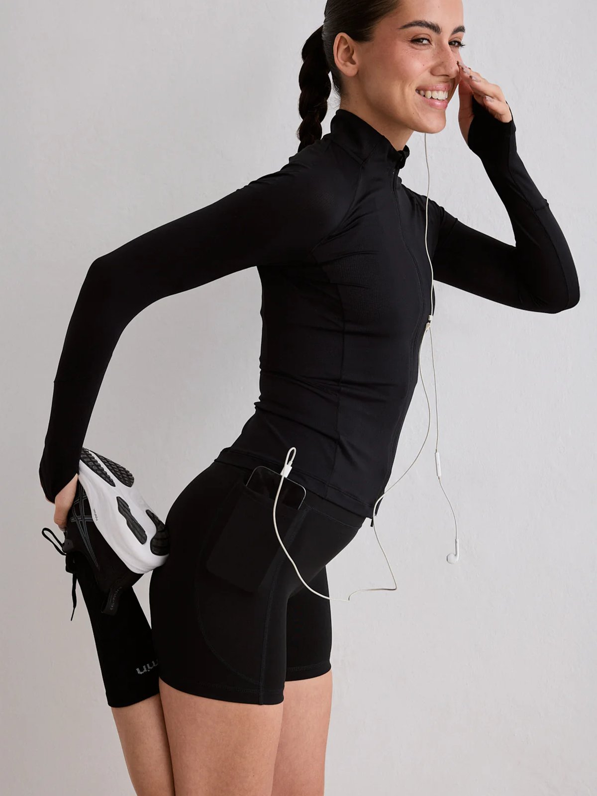 Aim'n Running Midi Biker Shorts Black