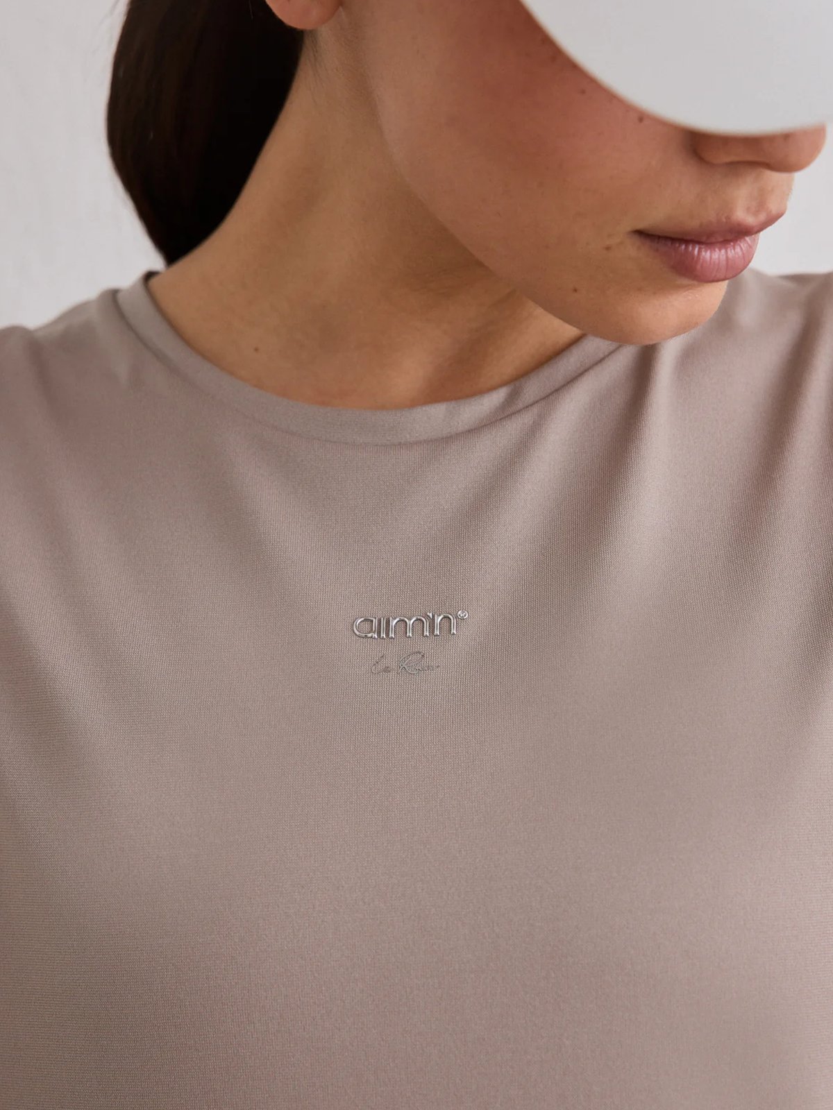 Aim'n Running Sleeveless Top Dark Clay