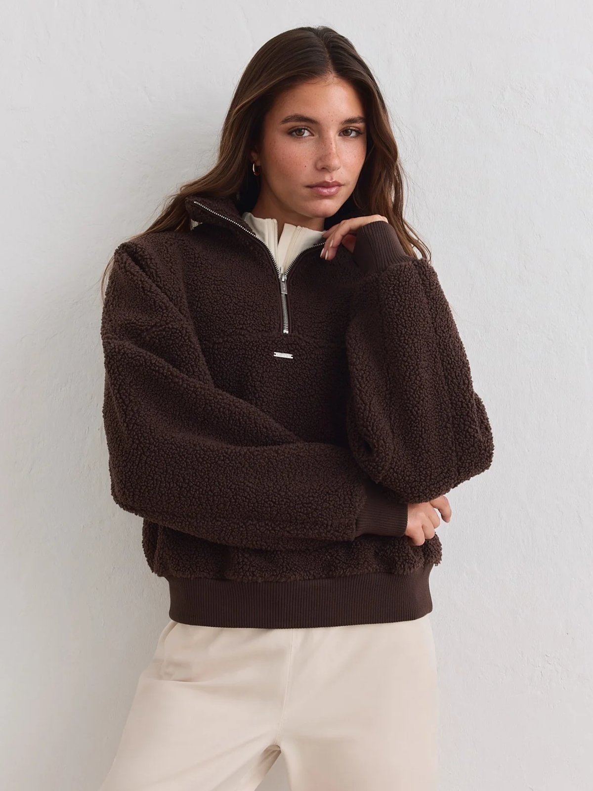 Aim'n Pile Half Zip Chocolate